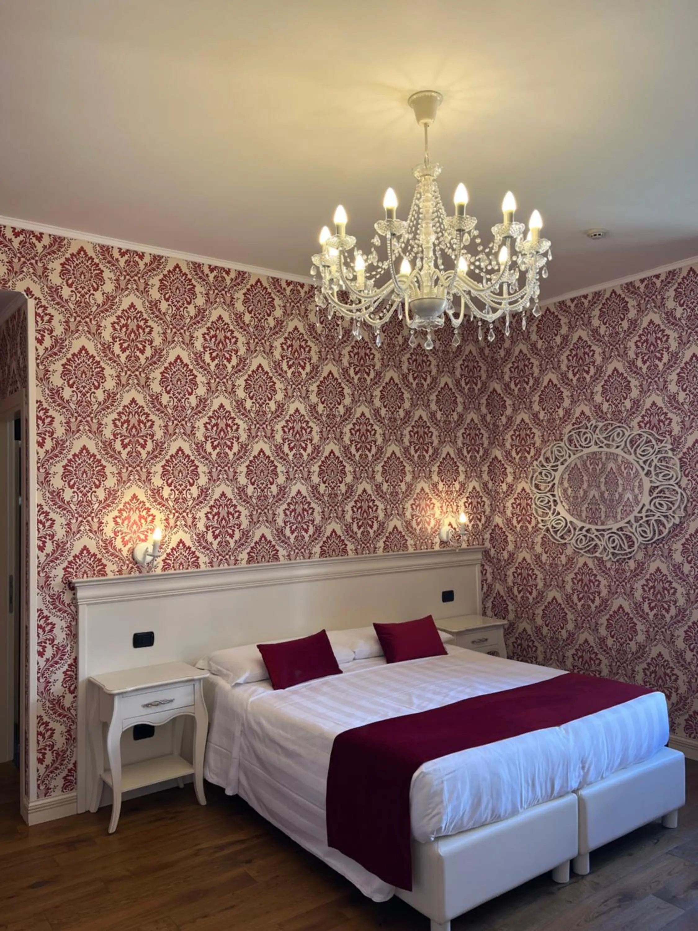 Bed in Charming Palace Santa Fosca