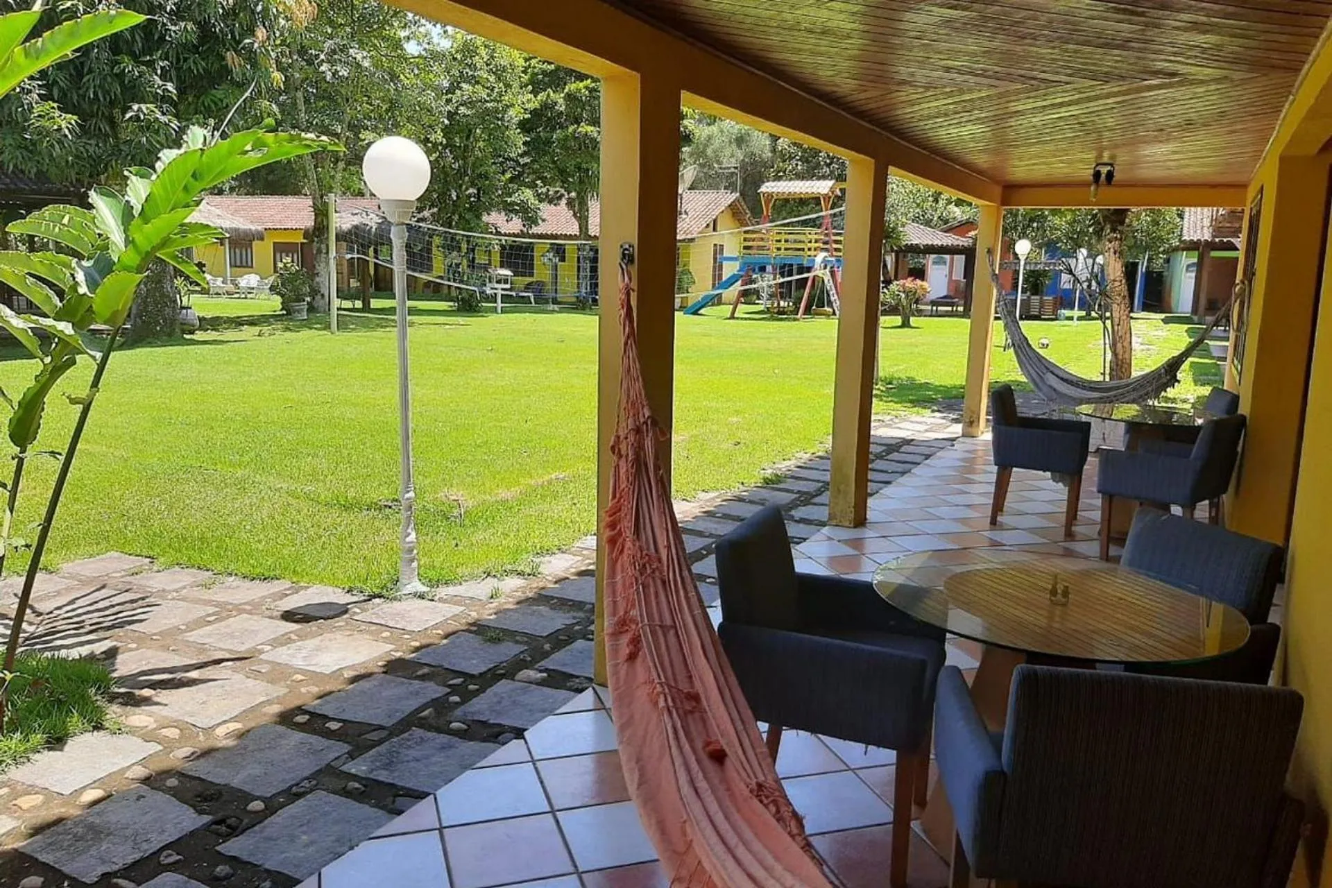 Patio in Pousada Recanto dos Lima