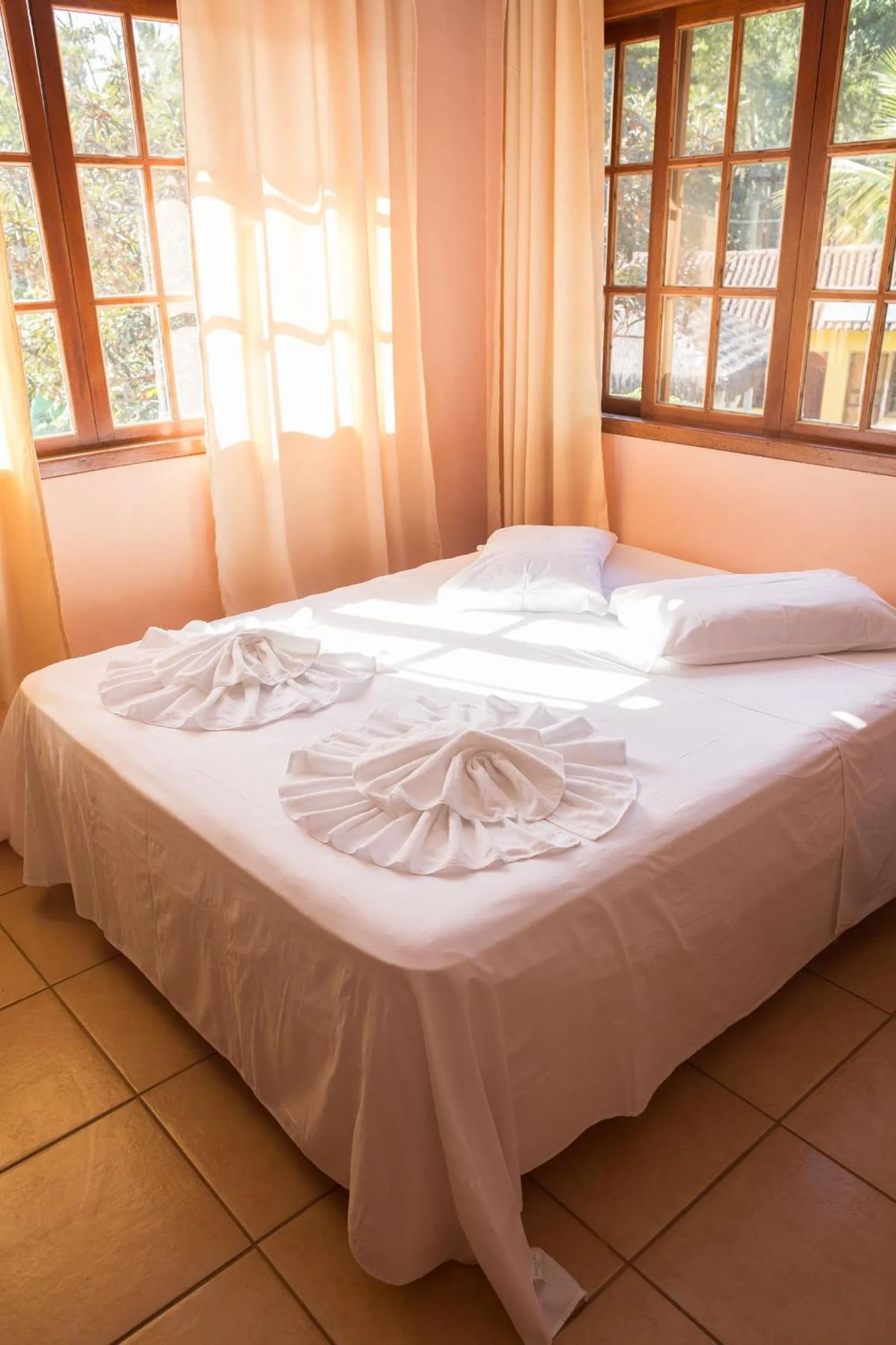 Bed in Pousada Recanto dos Lima