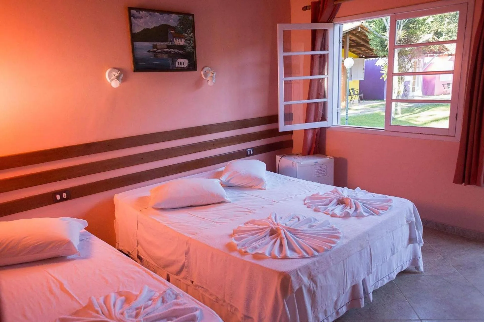 Bed in Pousada Recanto dos Lima