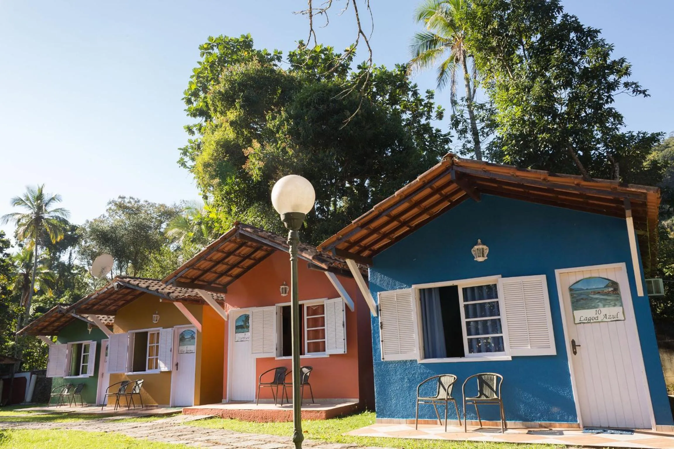 Garden view in Pousada Recanto dos Lima