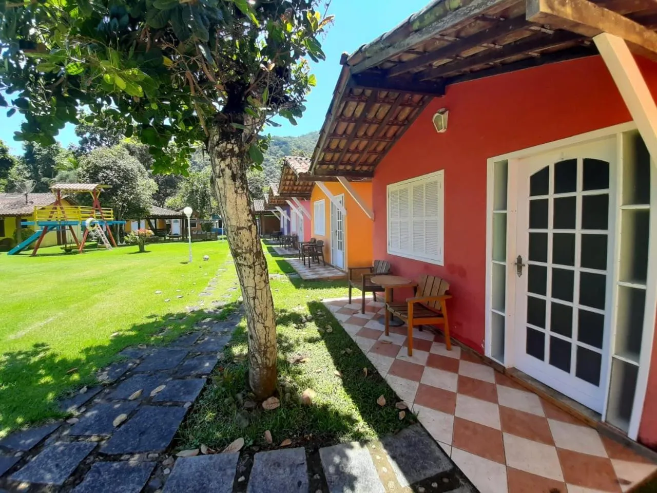 Patio in Pousada Recanto dos Lima