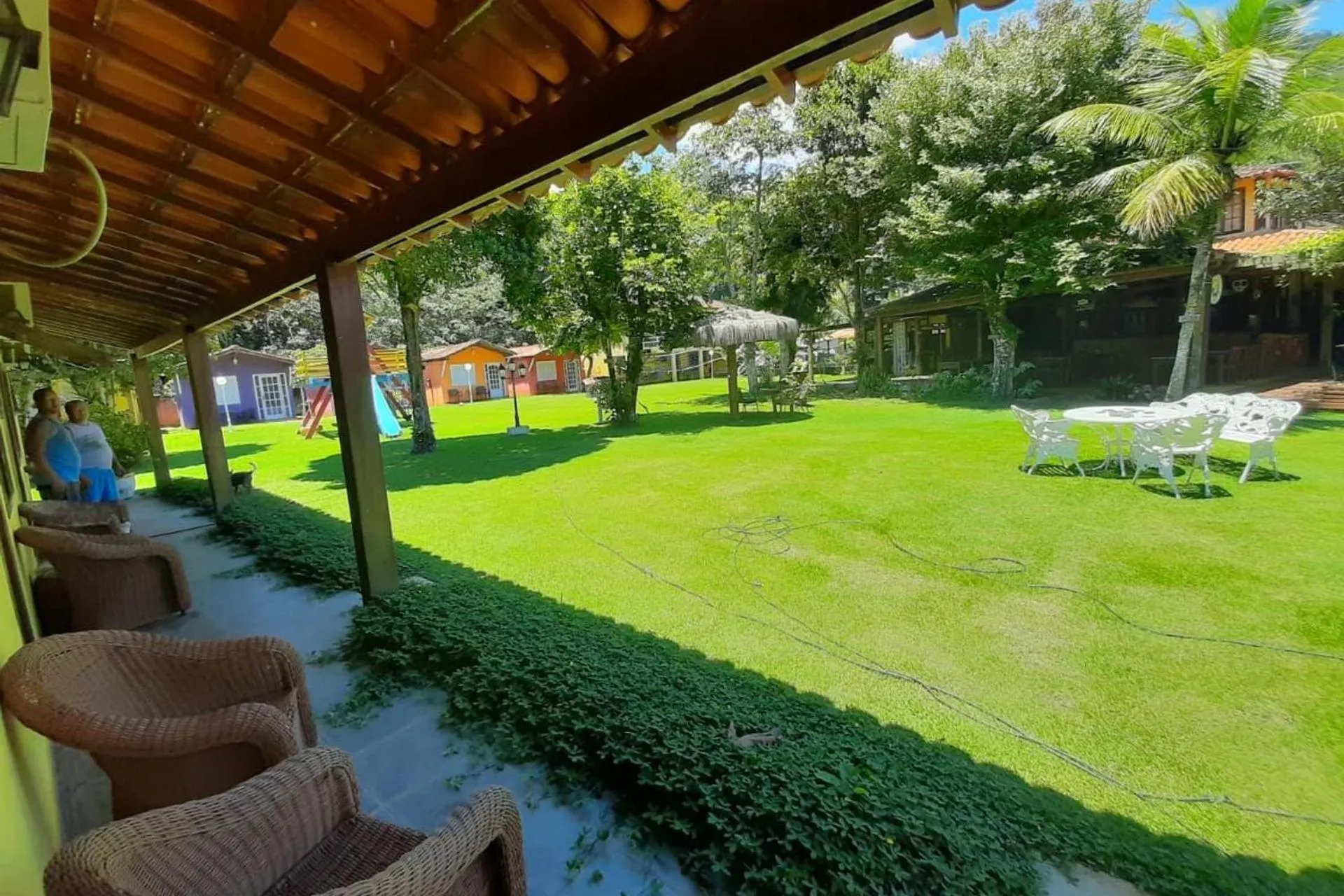 Patio in Pousada Recanto dos Lima