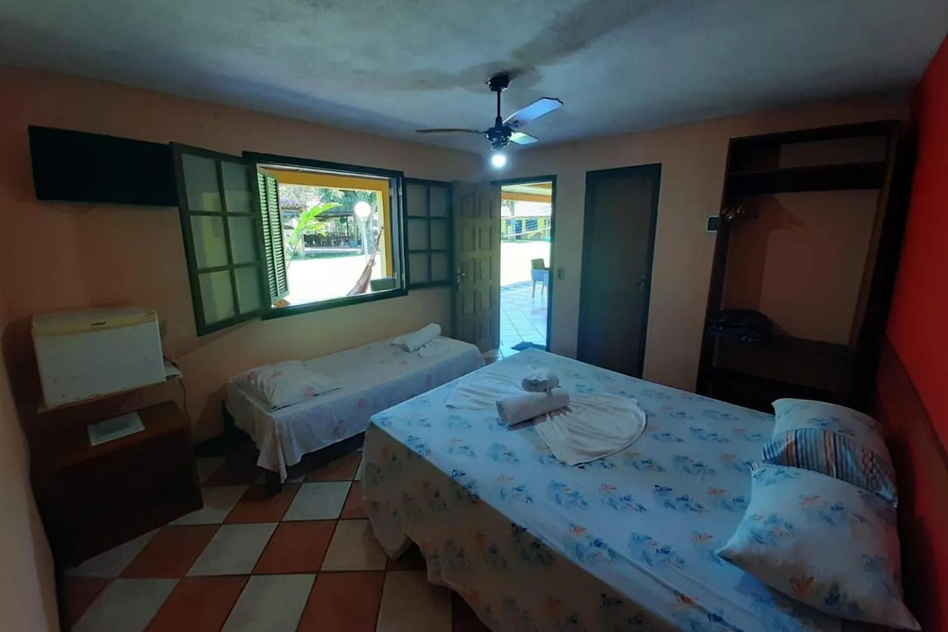 Bed in Pousada Recanto dos Lima