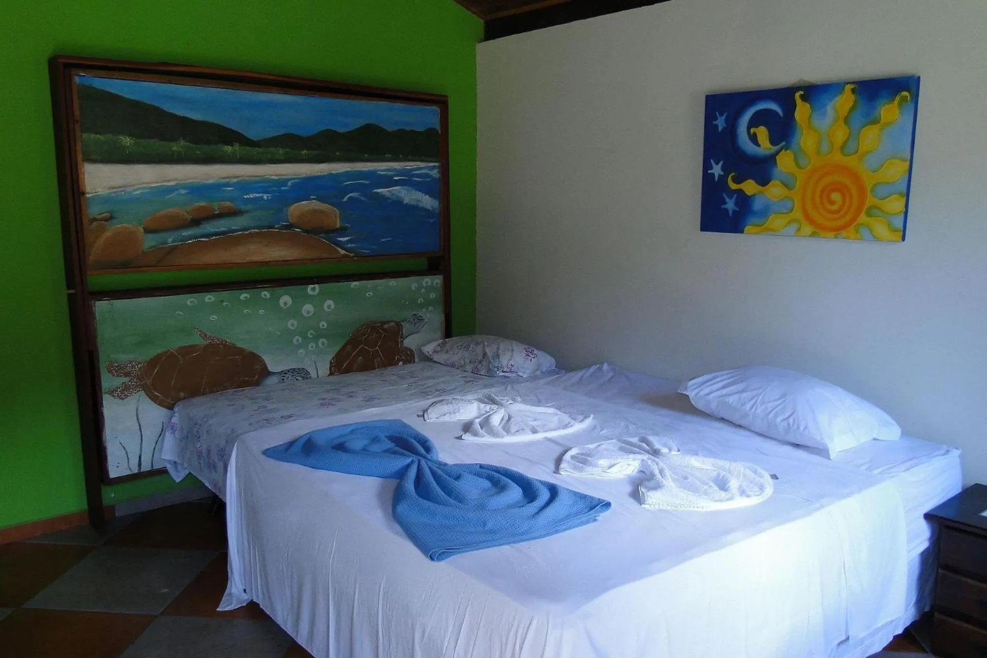 Bed in Pousada Recanto dos Lima