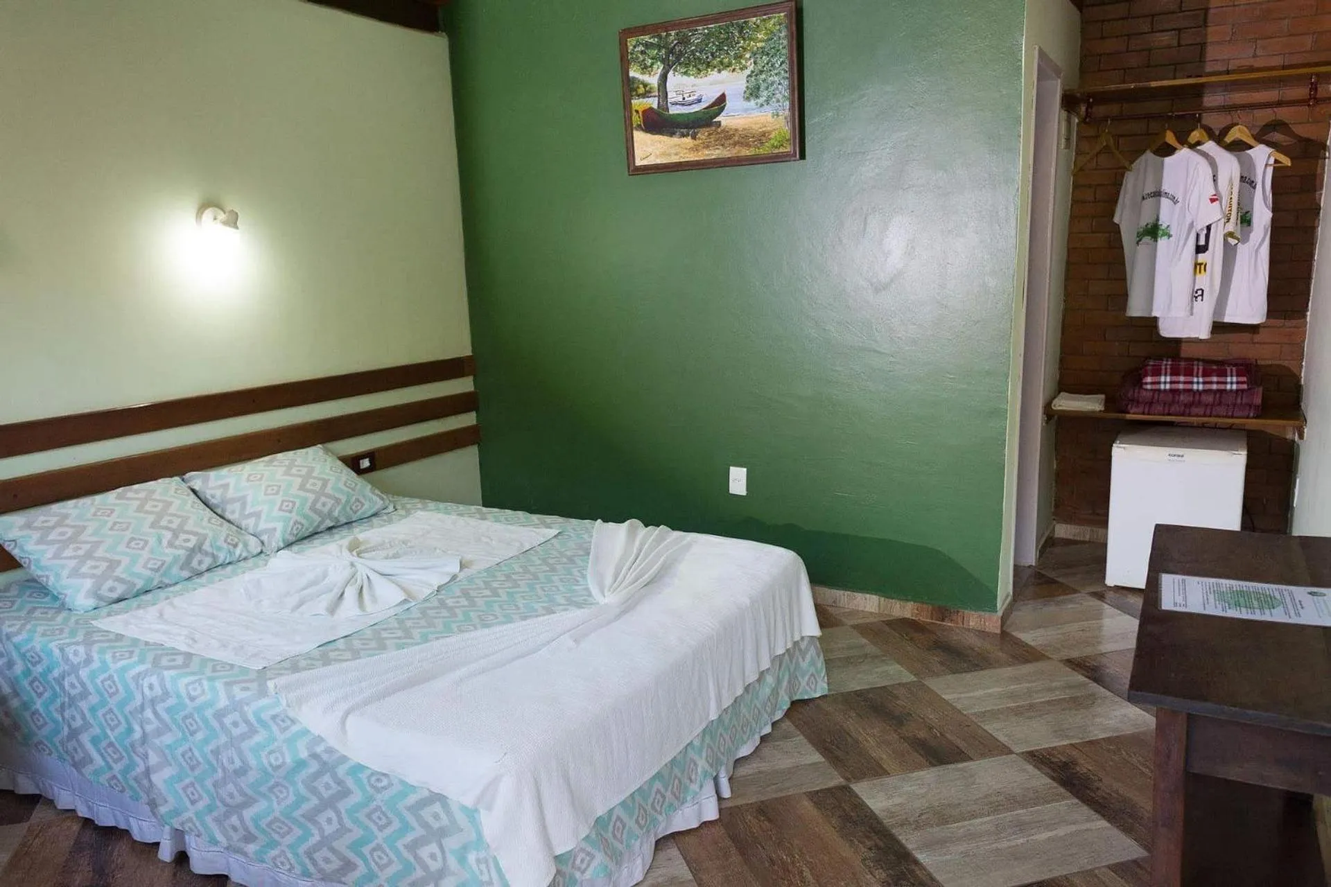 Bed in Pousada Recanto dos Lima