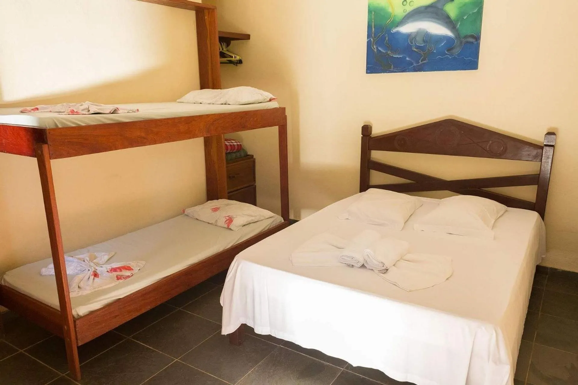 Bed in Pousada Recanto dos Lima