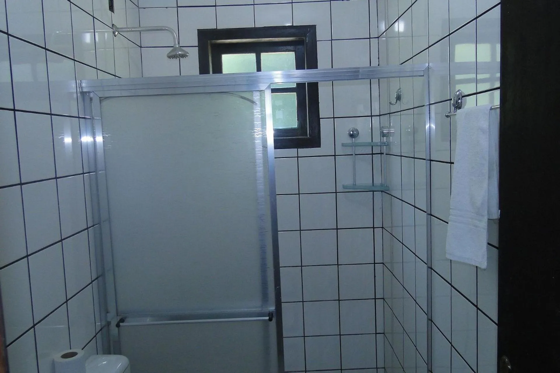 Shower in Pousada Recanto dos Lima