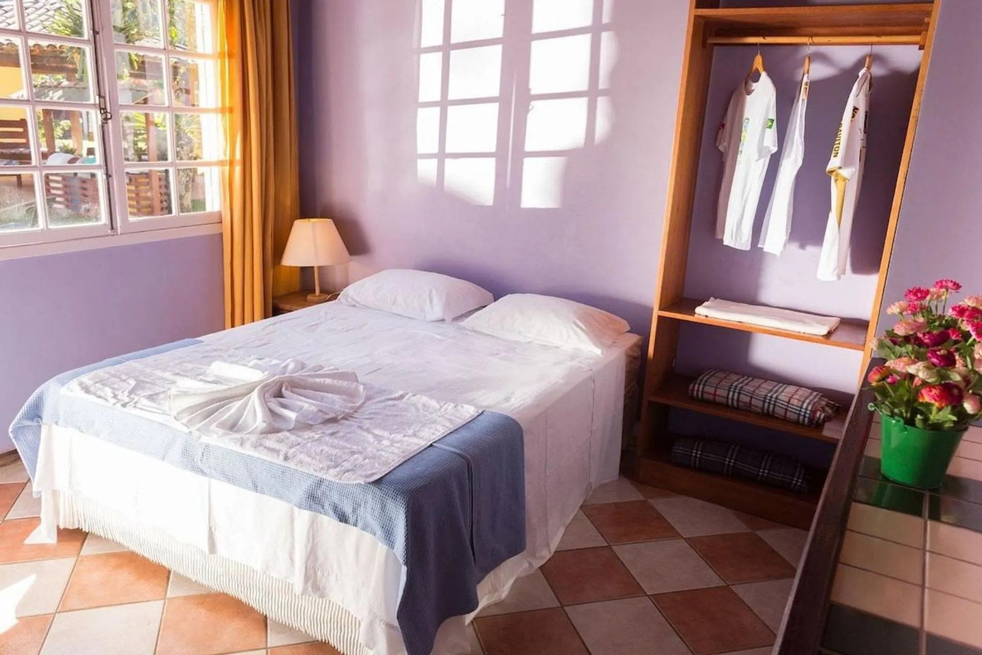 Bed in Pousada Recanto dos Lima