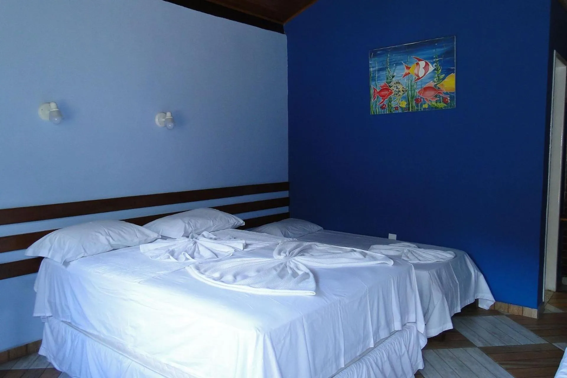 Bed in Pousada Recanto dos Lima