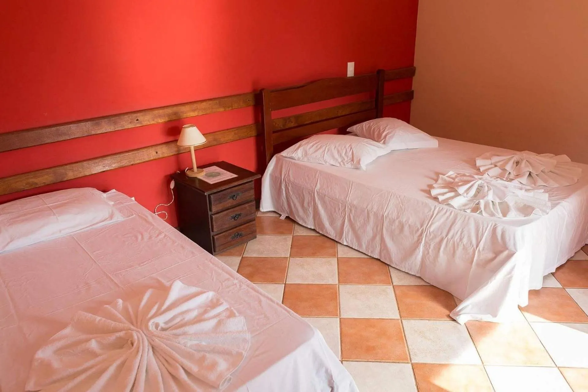 Bed in Pousada Recanto dos Lima