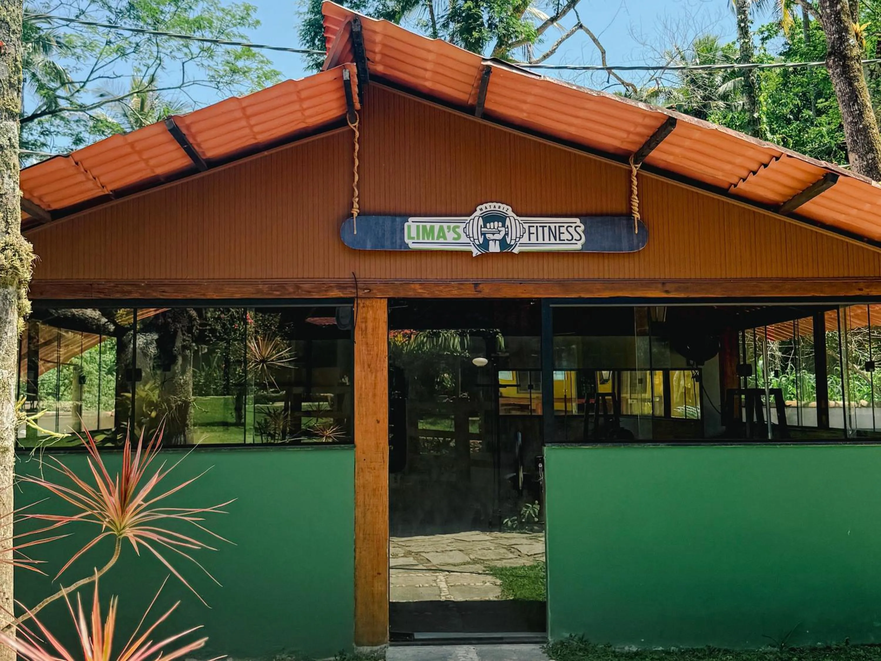 Fitness centre/facilities in Pousada Recanto dos Lima