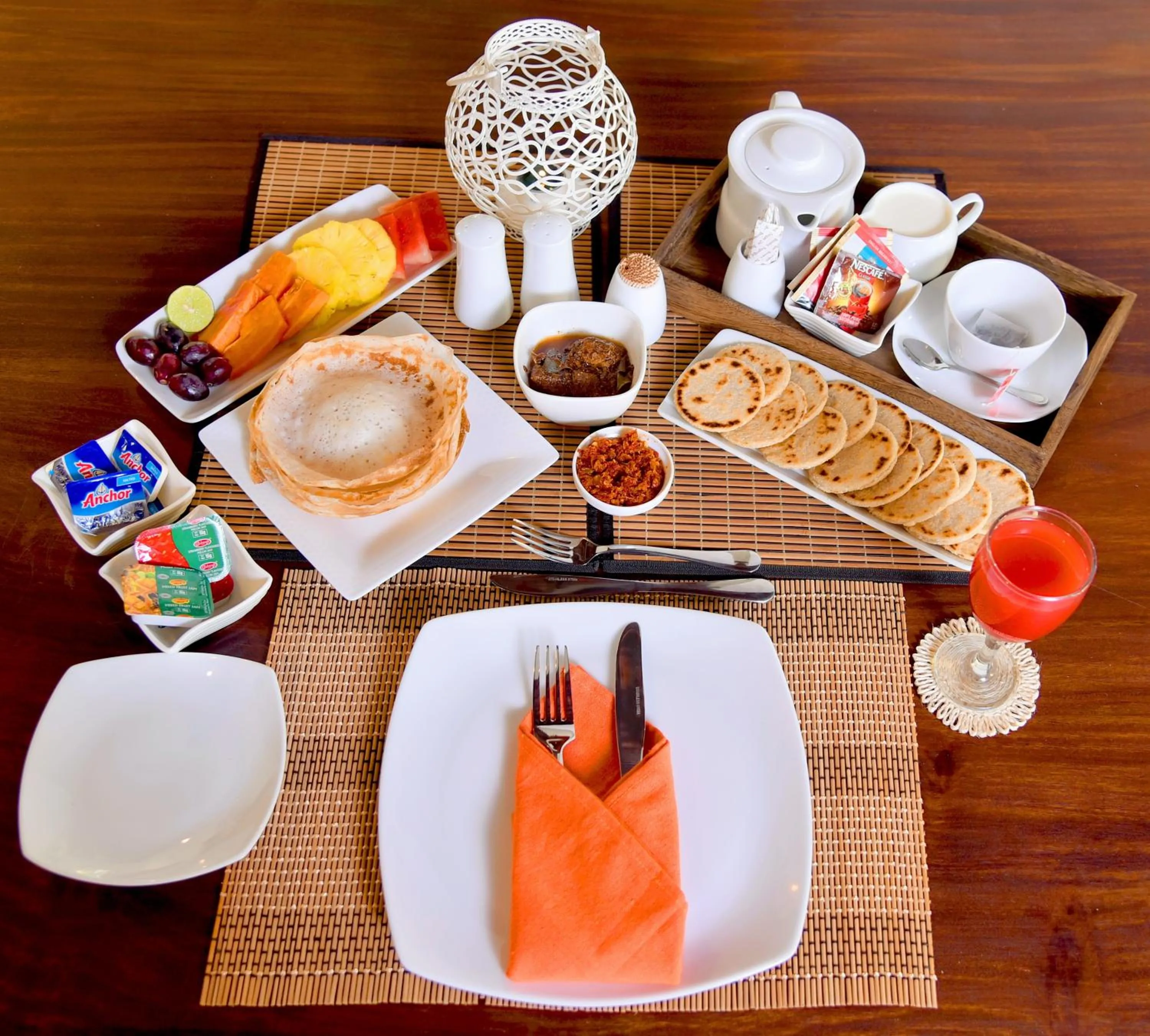 Food and drinks in Ayurveda Villa 386