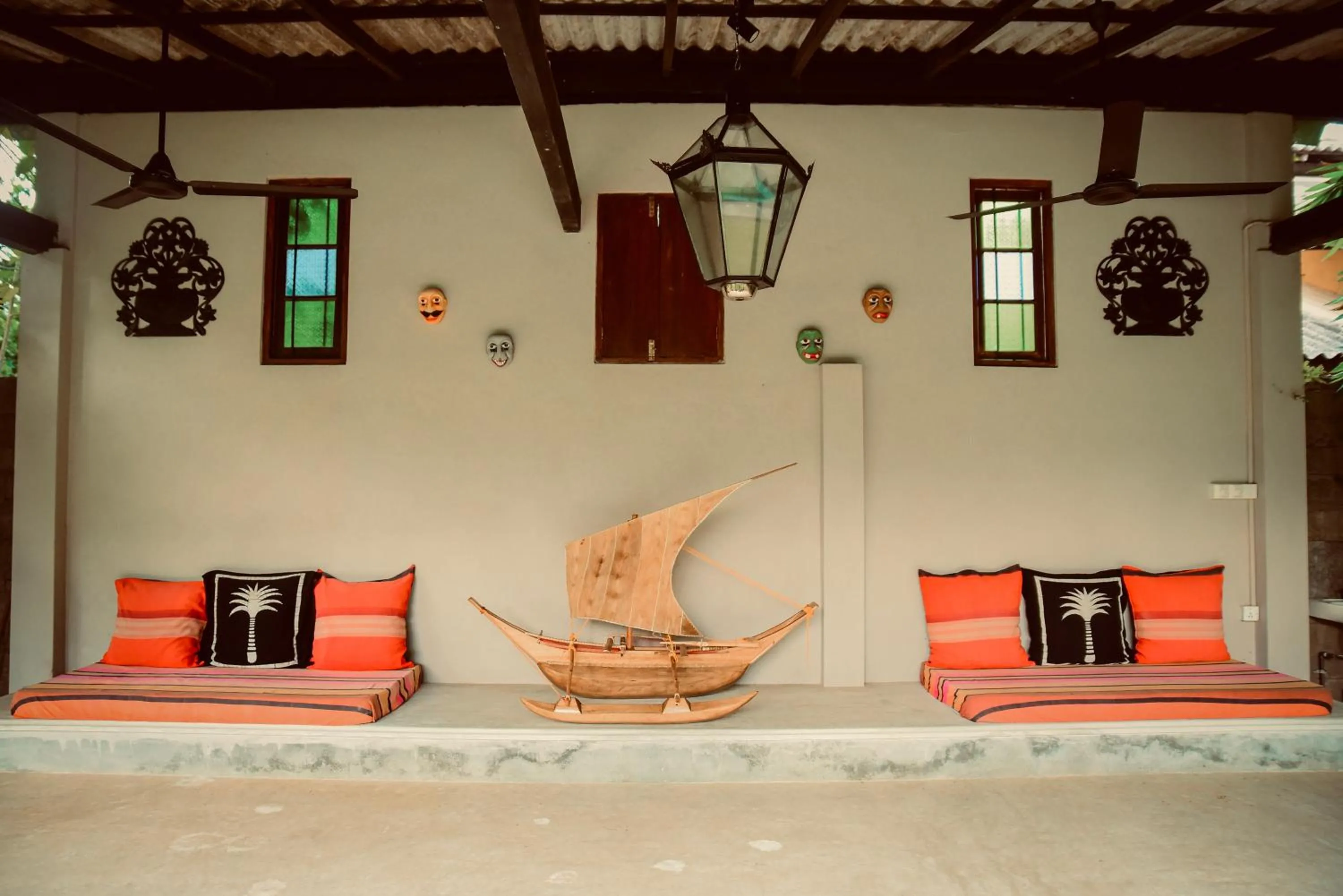 Seating area in Ayurveda Villa 386