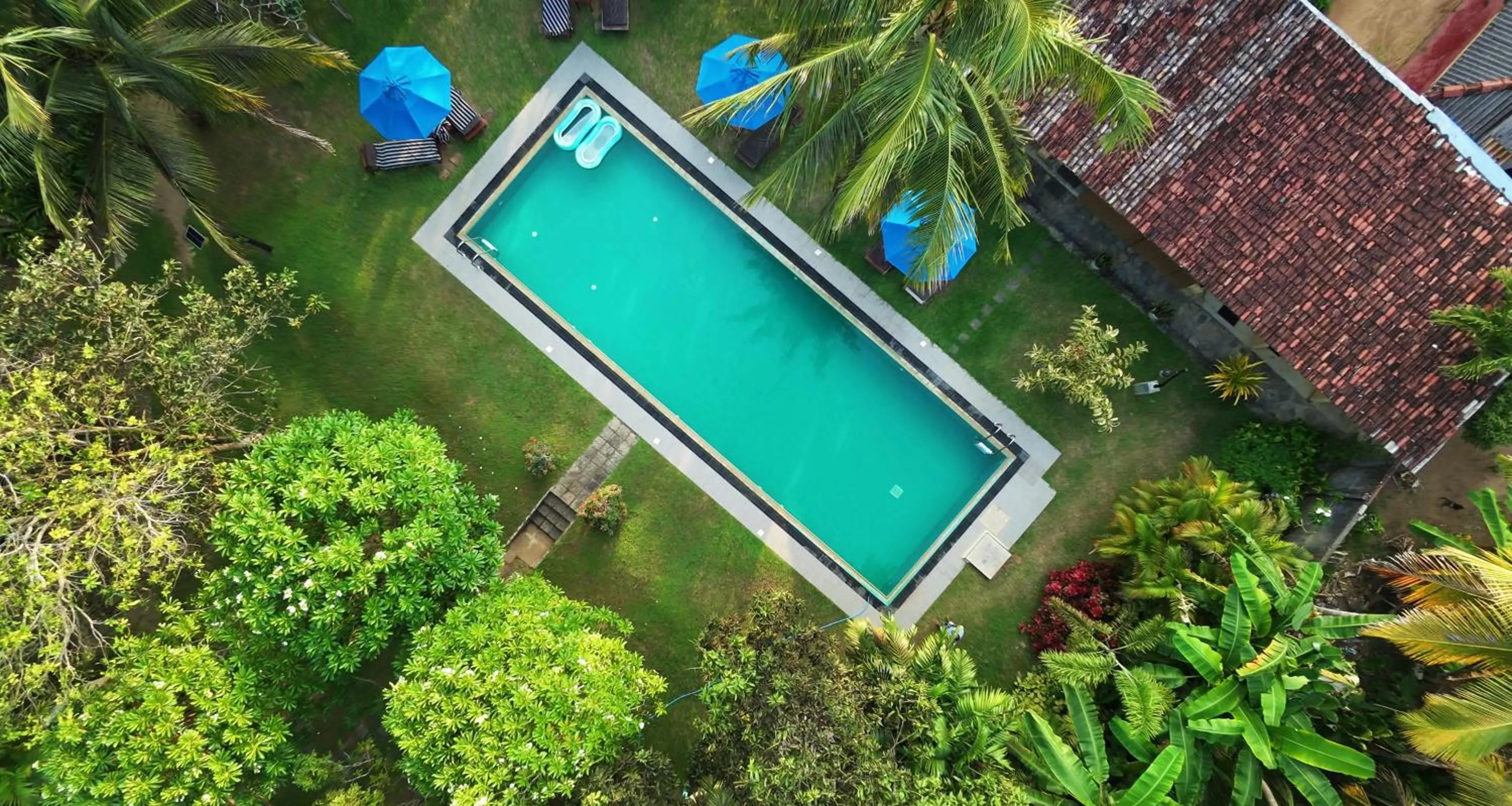 Pool view in Ayurveda Villa 386