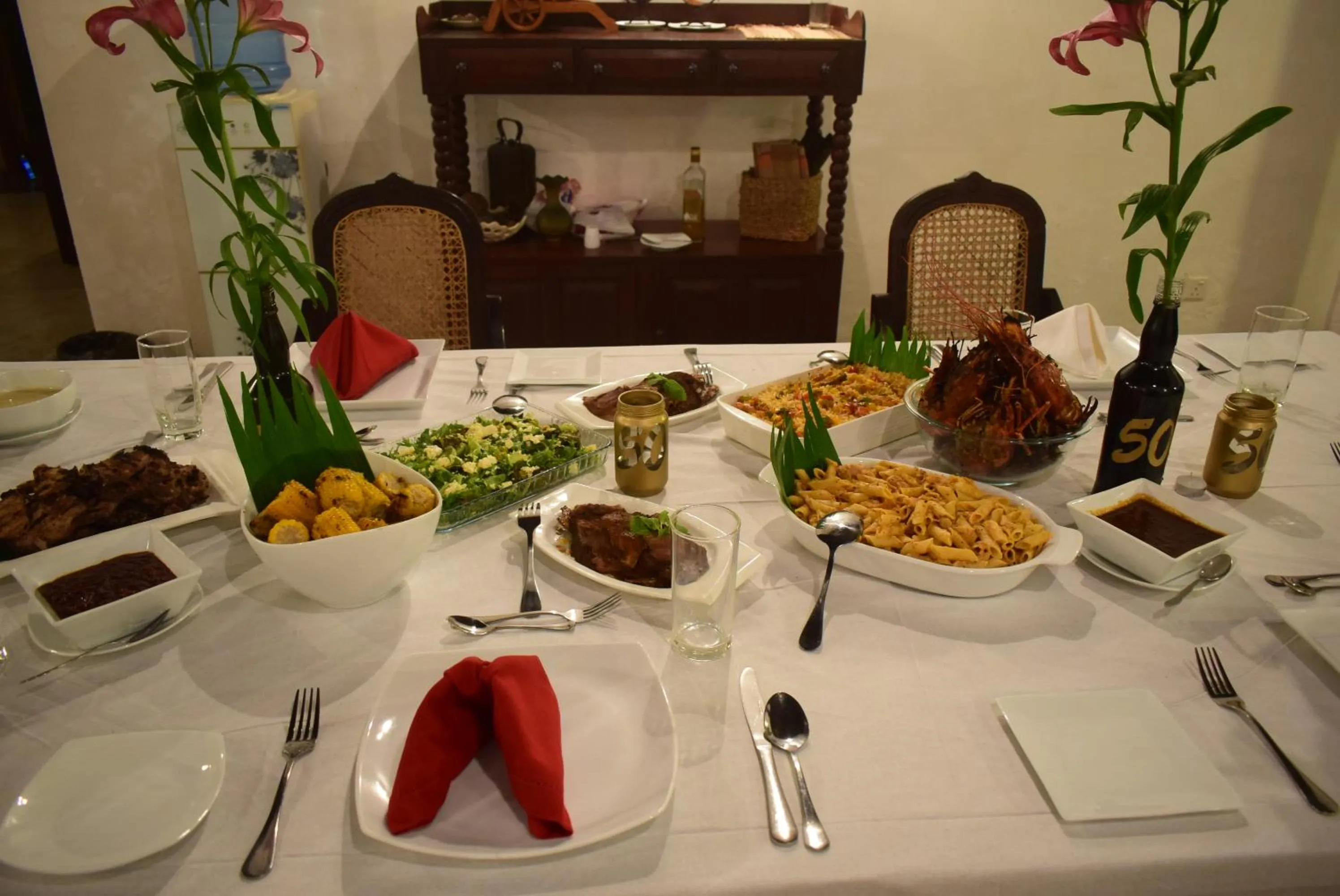 Dinner in Ayurveda Villa 386