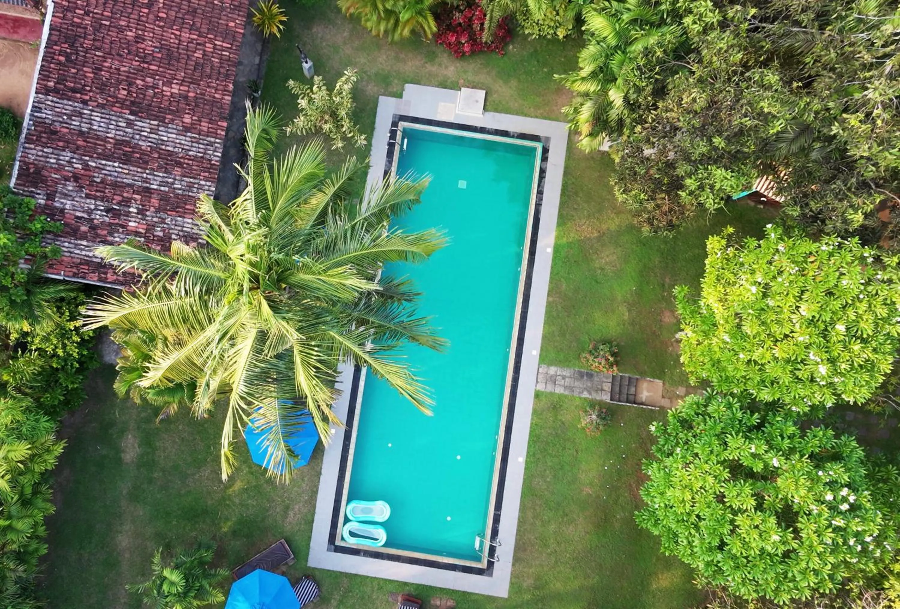 Pool view in Ayurveda Villa 386