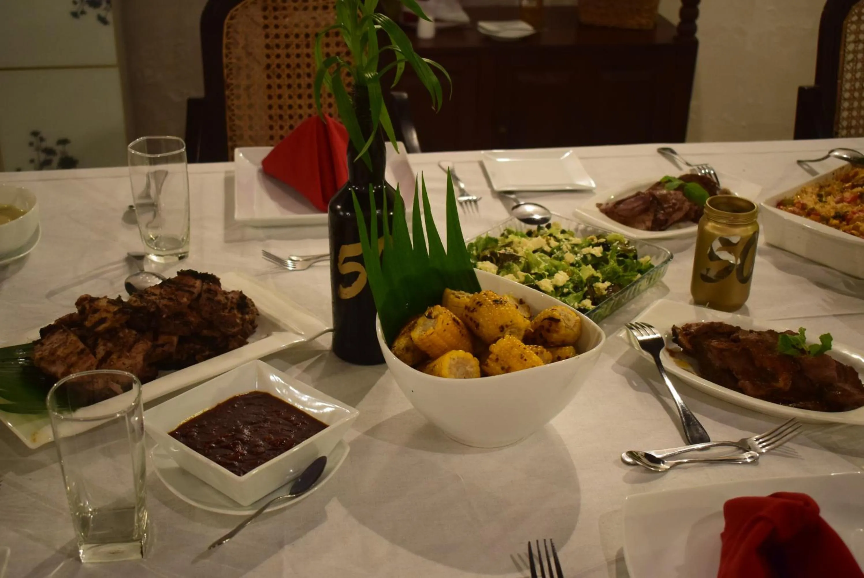 Dinner in Ayurveda Villa 386