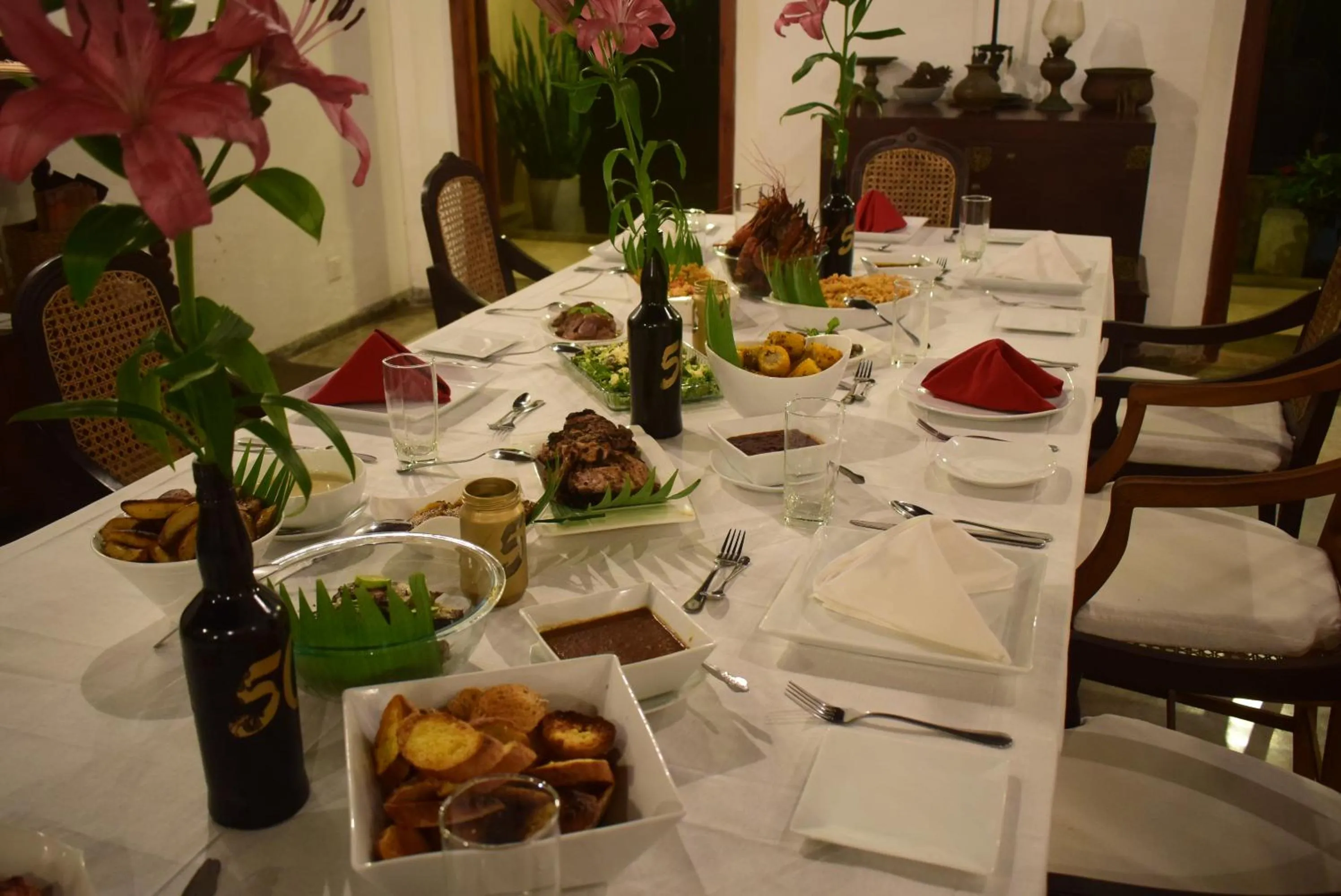 Dinner in Ayurveda Villa 386