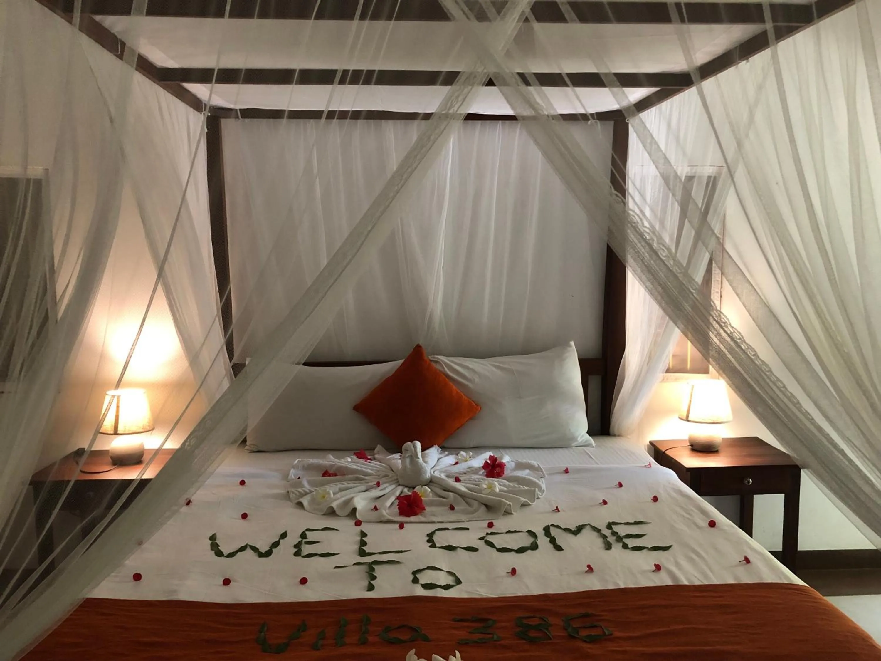 Bedroom, Bed in Ayurveda Villa 386