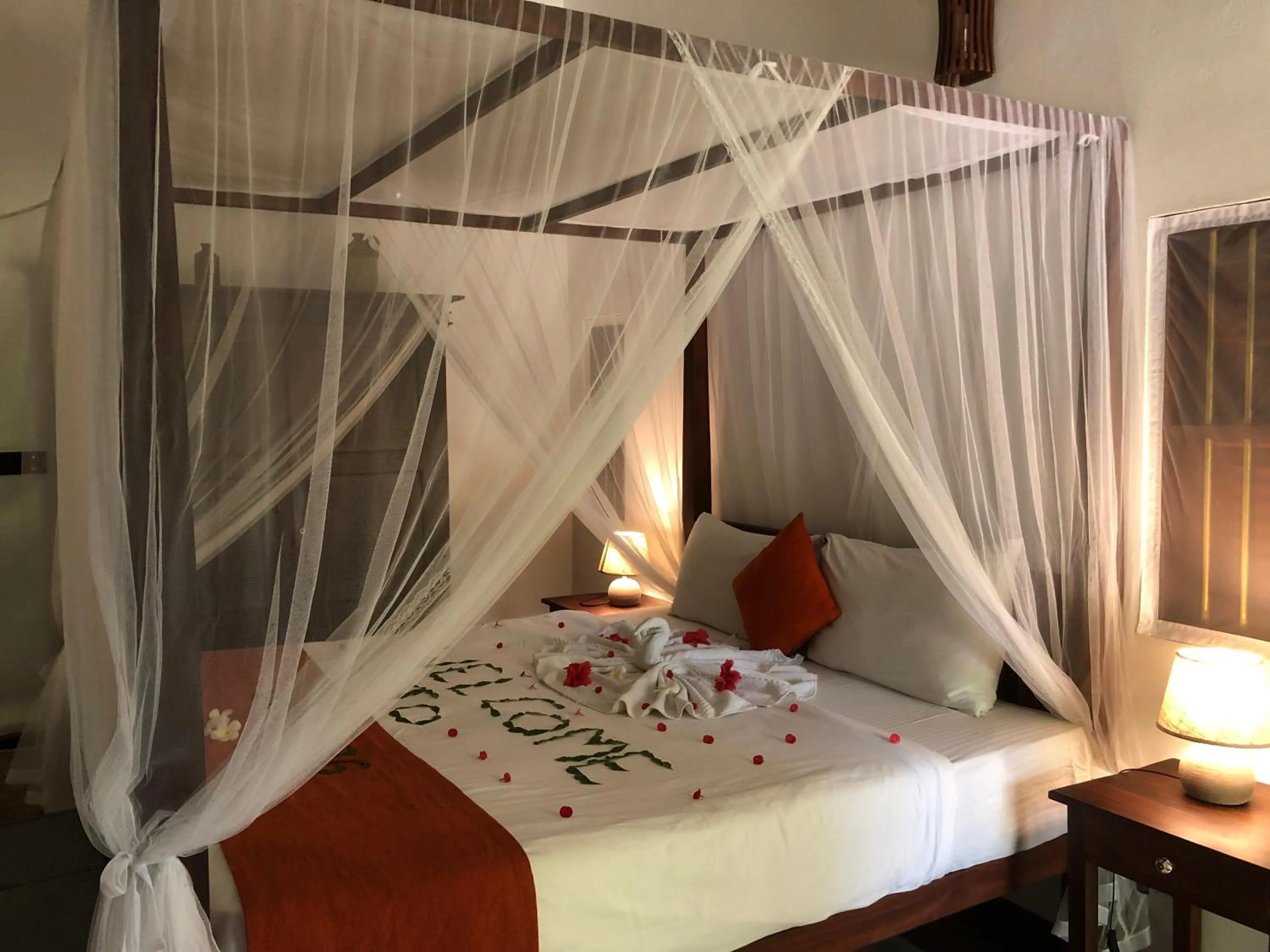 Bed in Ayurveda Villa 386