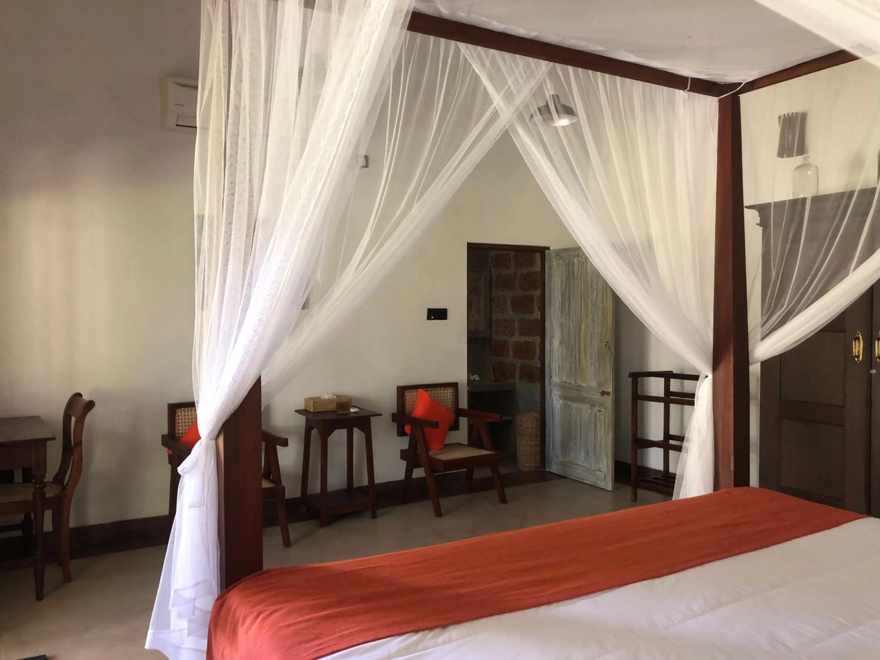Bedroom, Bed in Ayurveda Villa 386