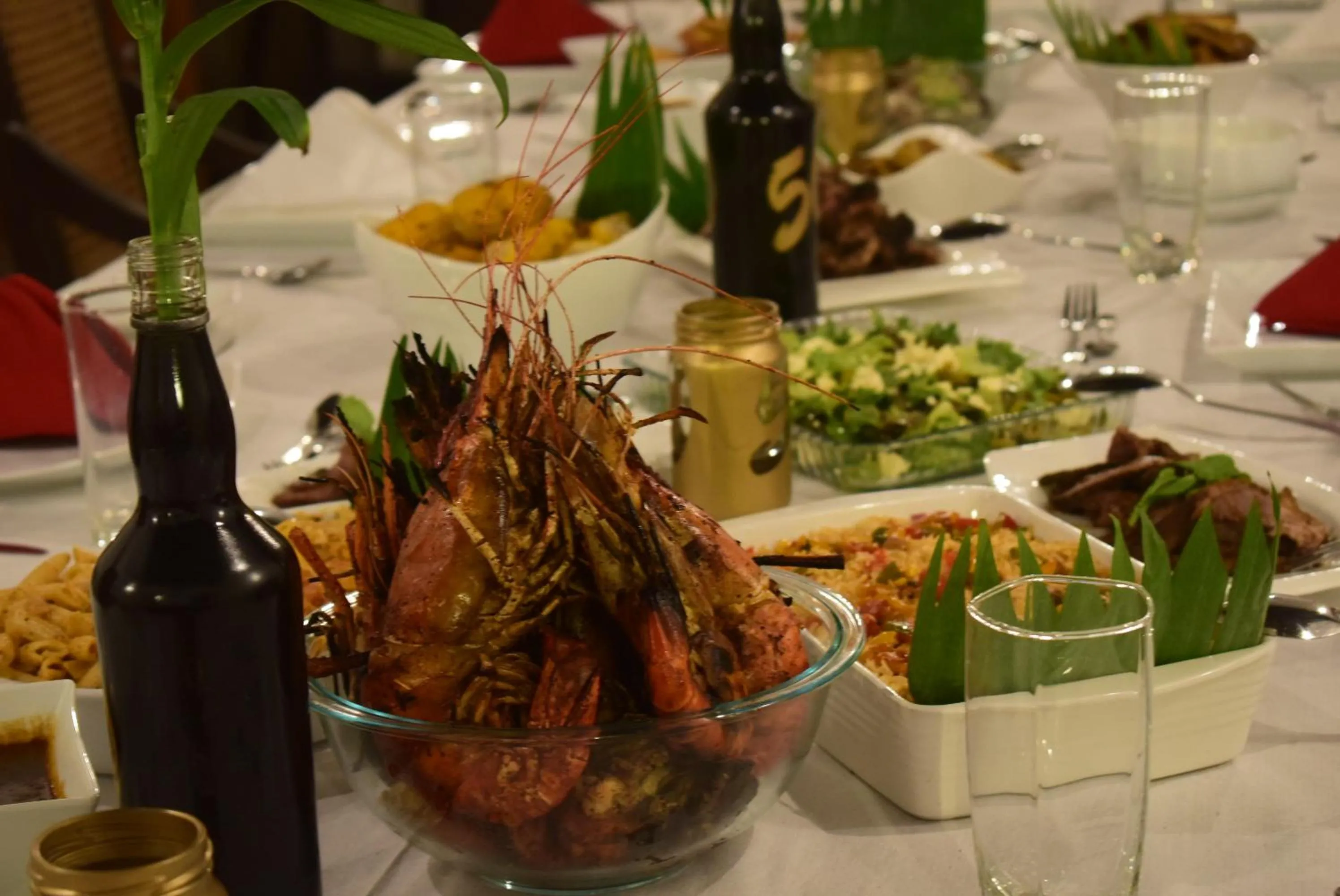 Dinner in Ayurveda Villa 386