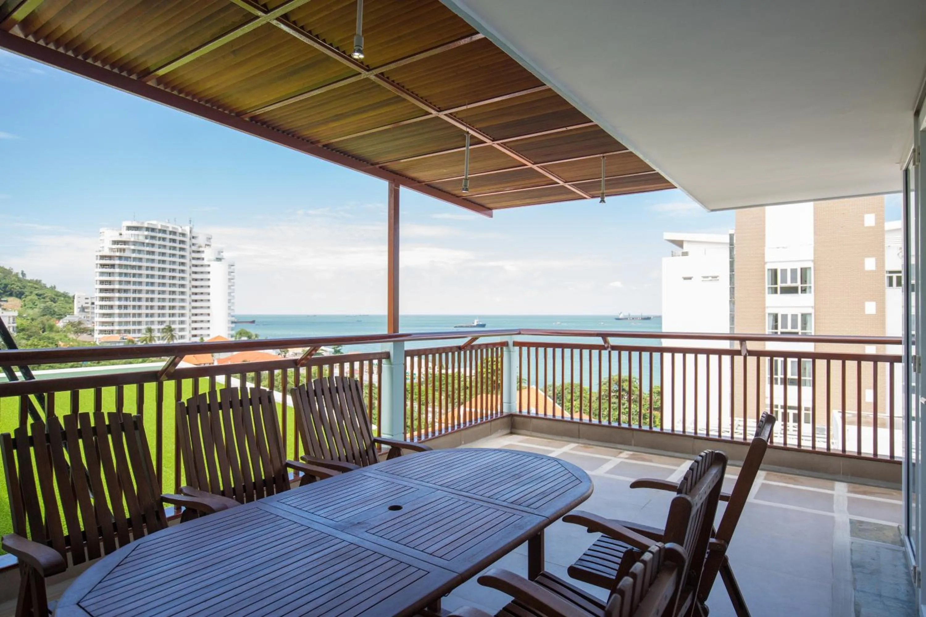 Balcony/Terrace in Sea Mountain Boutique Hotel & Villa