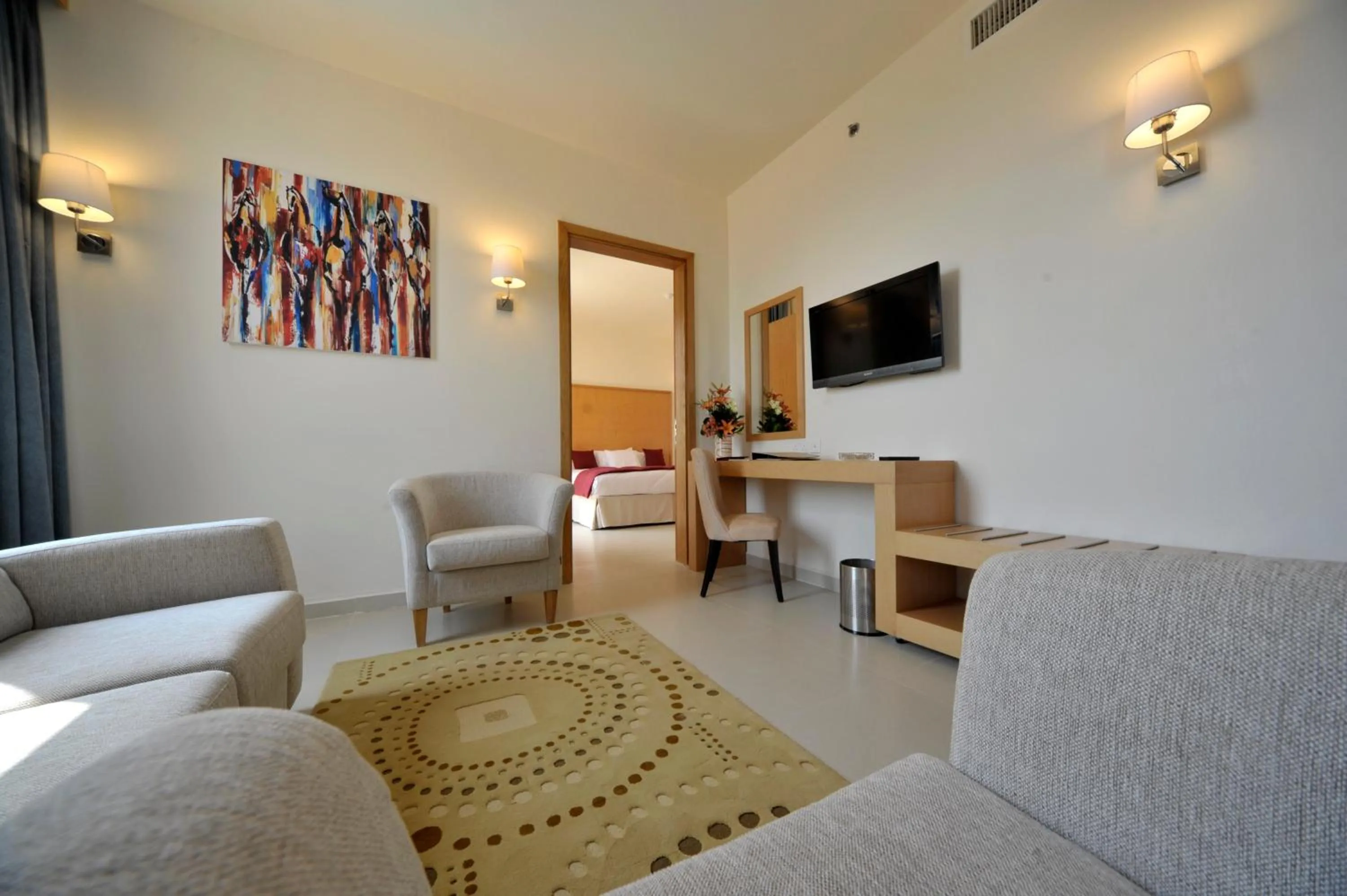 Living room in Ramada Resort Dead Sea