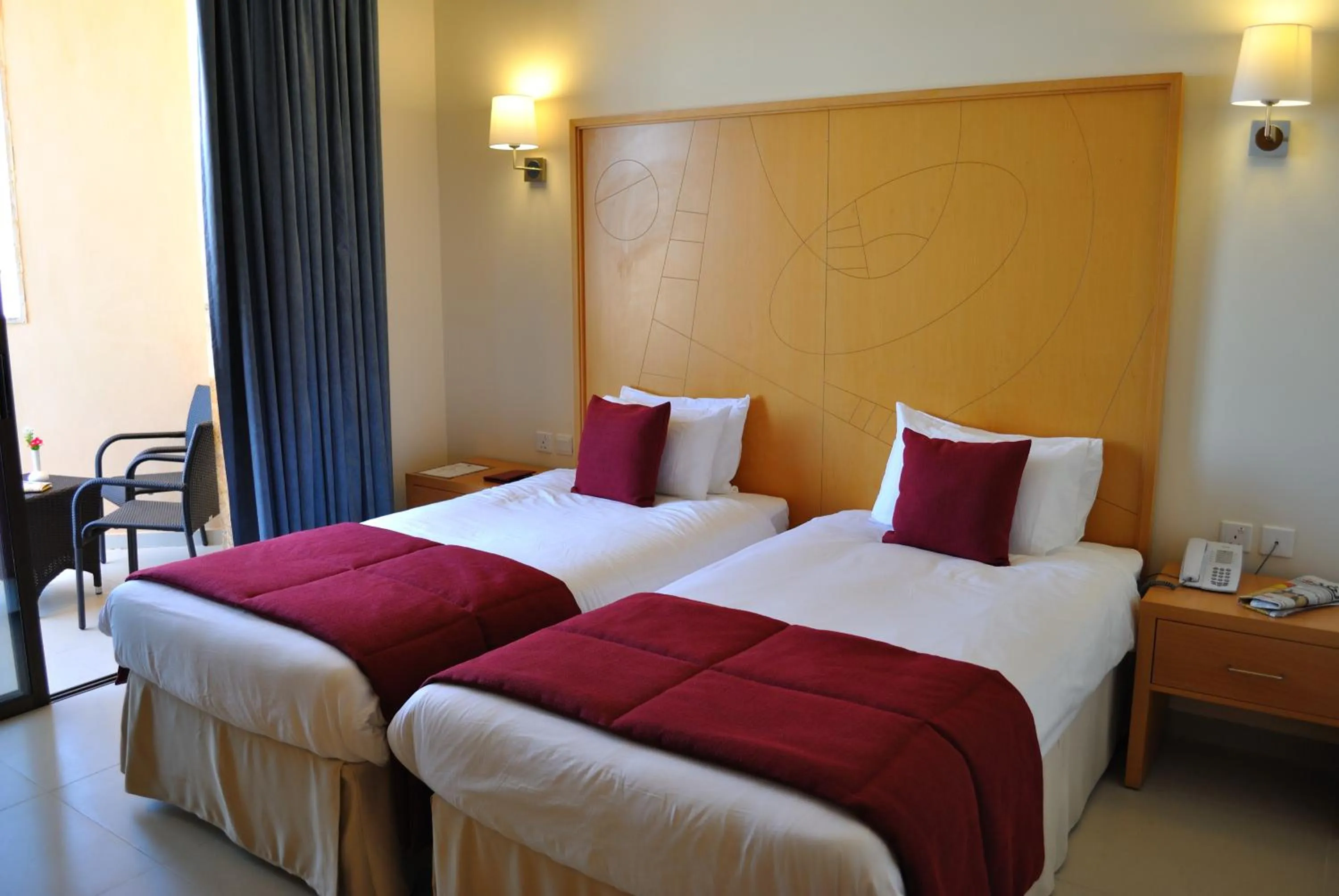 Bed in Ramada Resort Dead Sea