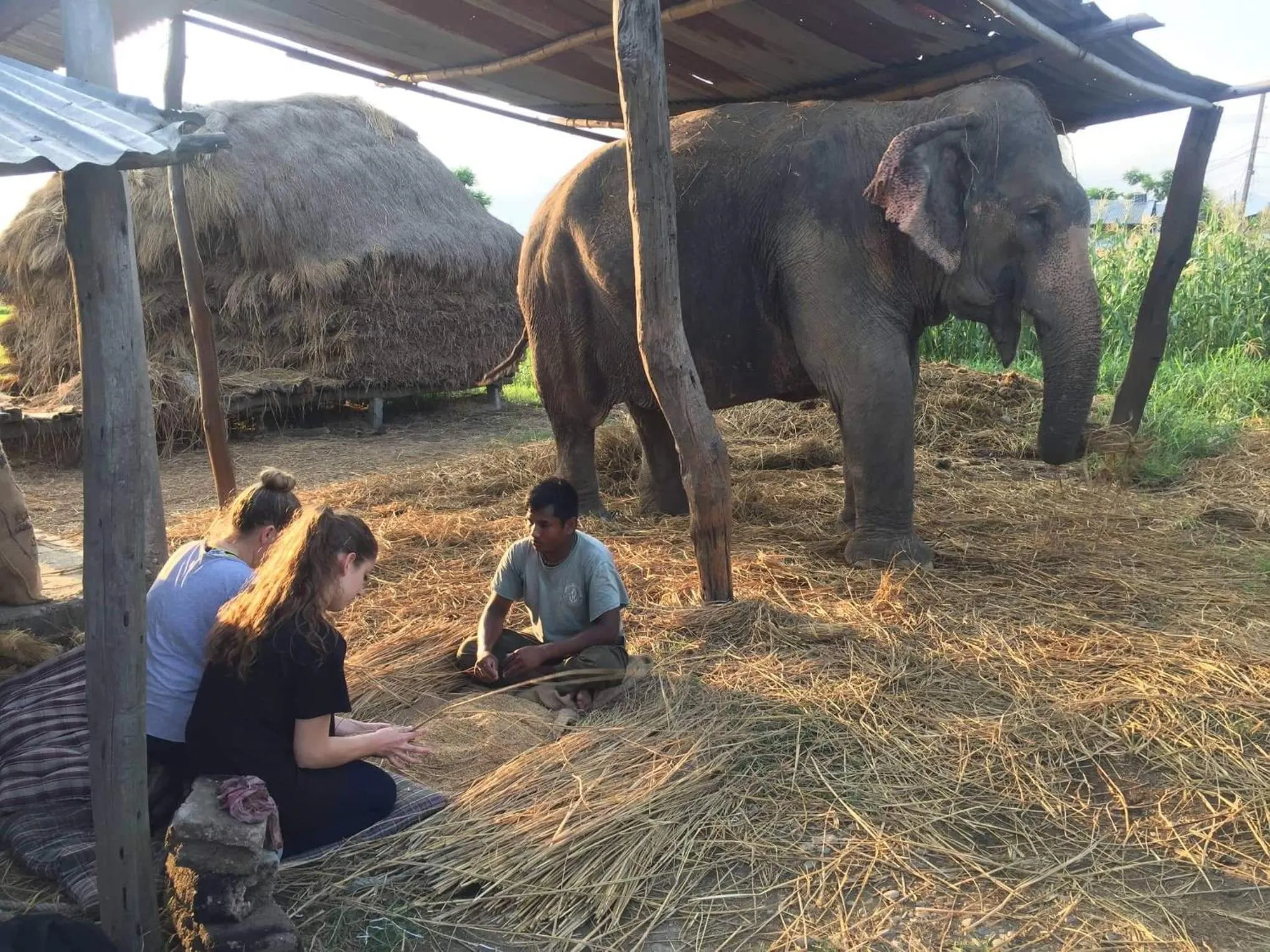 People in Hotel Chitwan Park Village