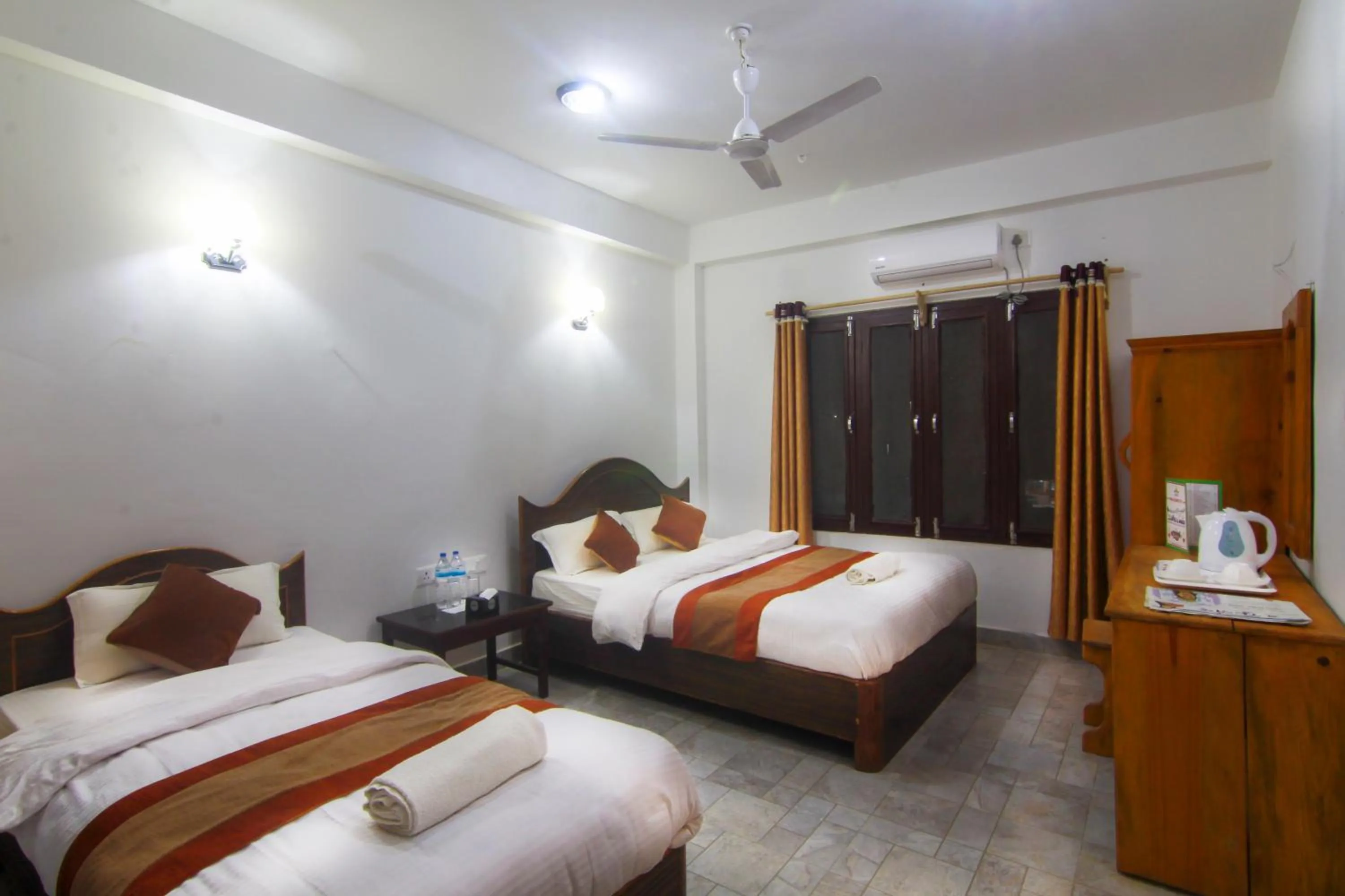 Photo of the whole room, Bed in Hotel Chitwan Park Village