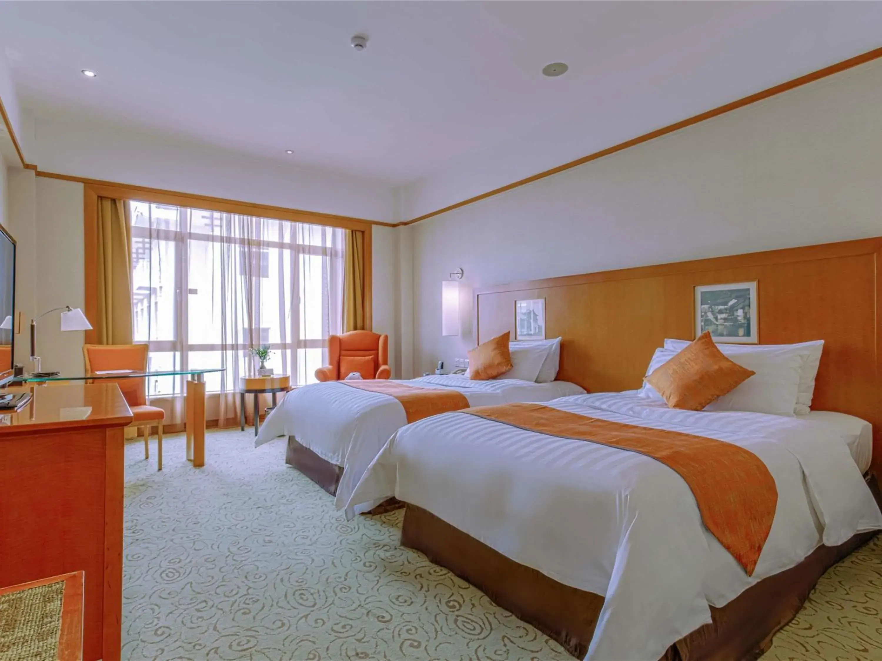 Bedroom, Bed in Pullman Zhangjiajie Hotel Bedroom, Bed in Pullman Zhangjiajie Hotel