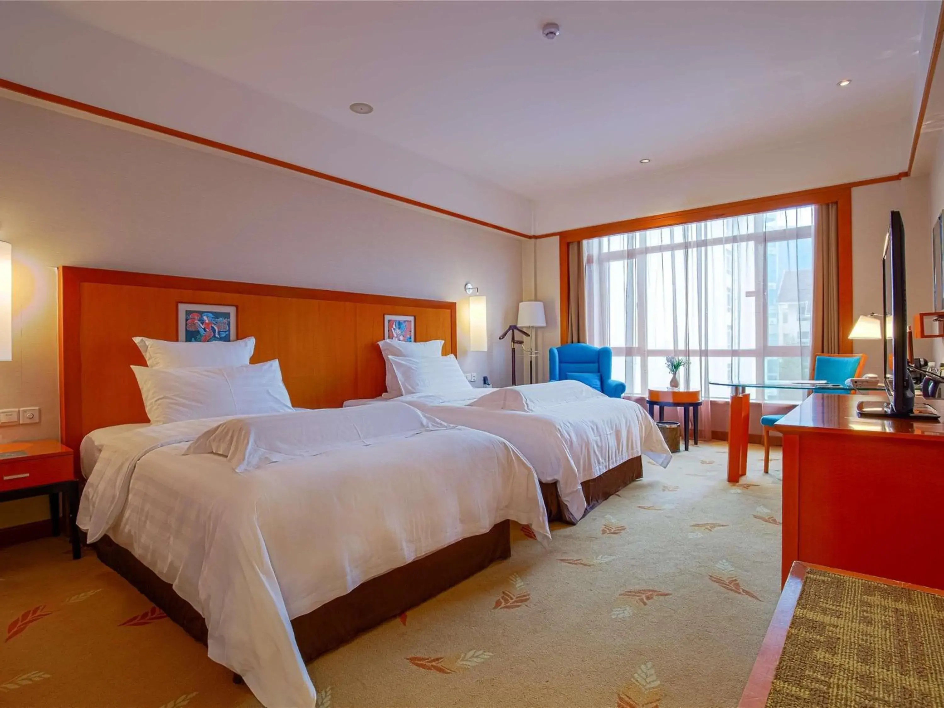 Bedroom, Bed in Pullman Zhangjiajie Hotel Bedroom, Bed in Pullman Zhangjiajie Hotel