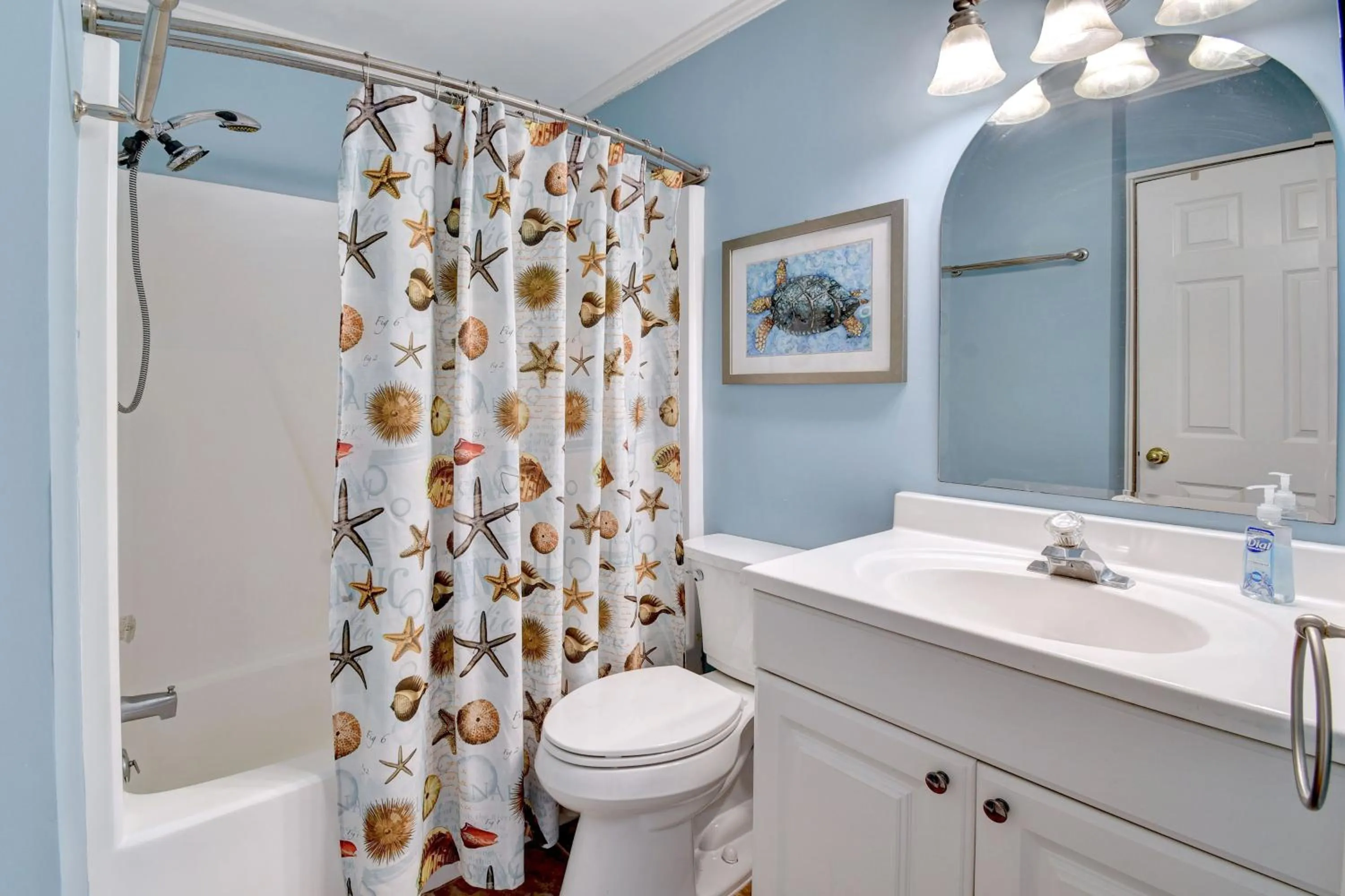 Shower in Million Dollar Oceanfront View