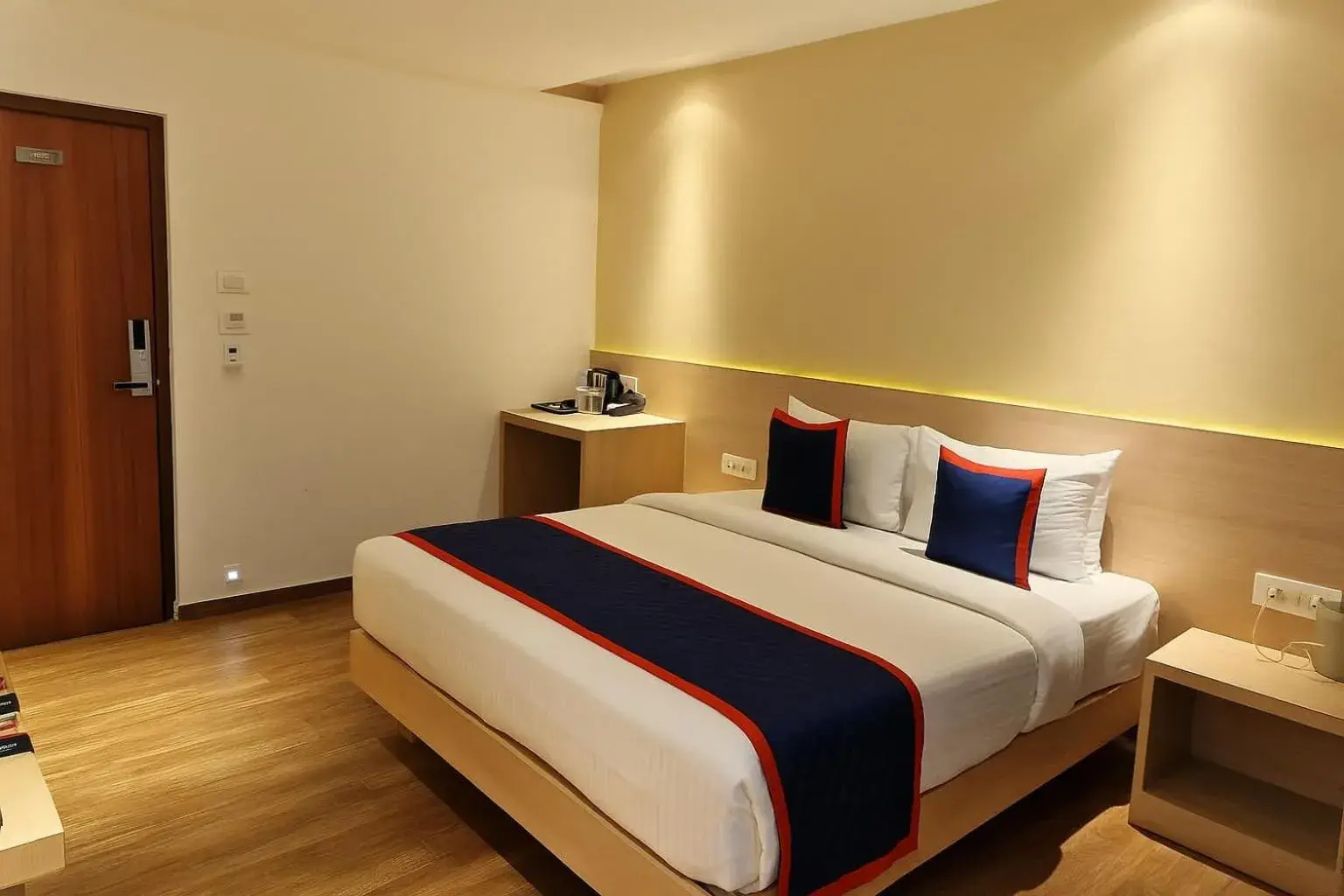 Bed in Zip By Spree Hotels Samudra Belgaum Bed in Zip By Spree Hotels Samudra Belgaum