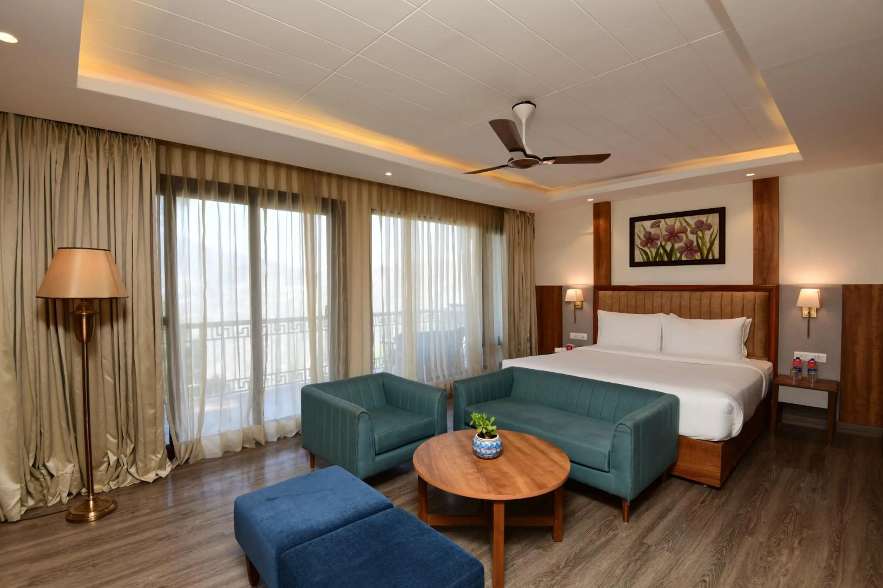 Bed in Ramada by Wyndham Kasauli
