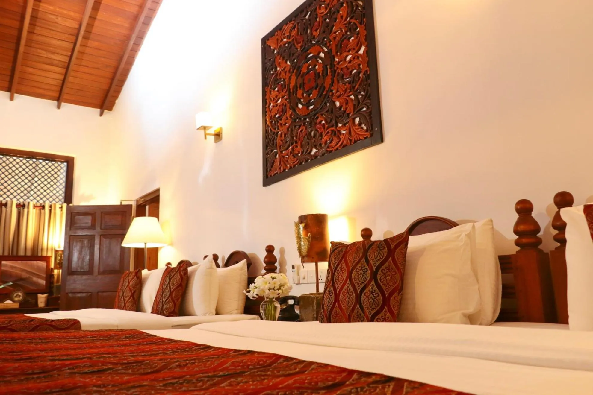 Bed in The Heritage Hotel Galle Fort