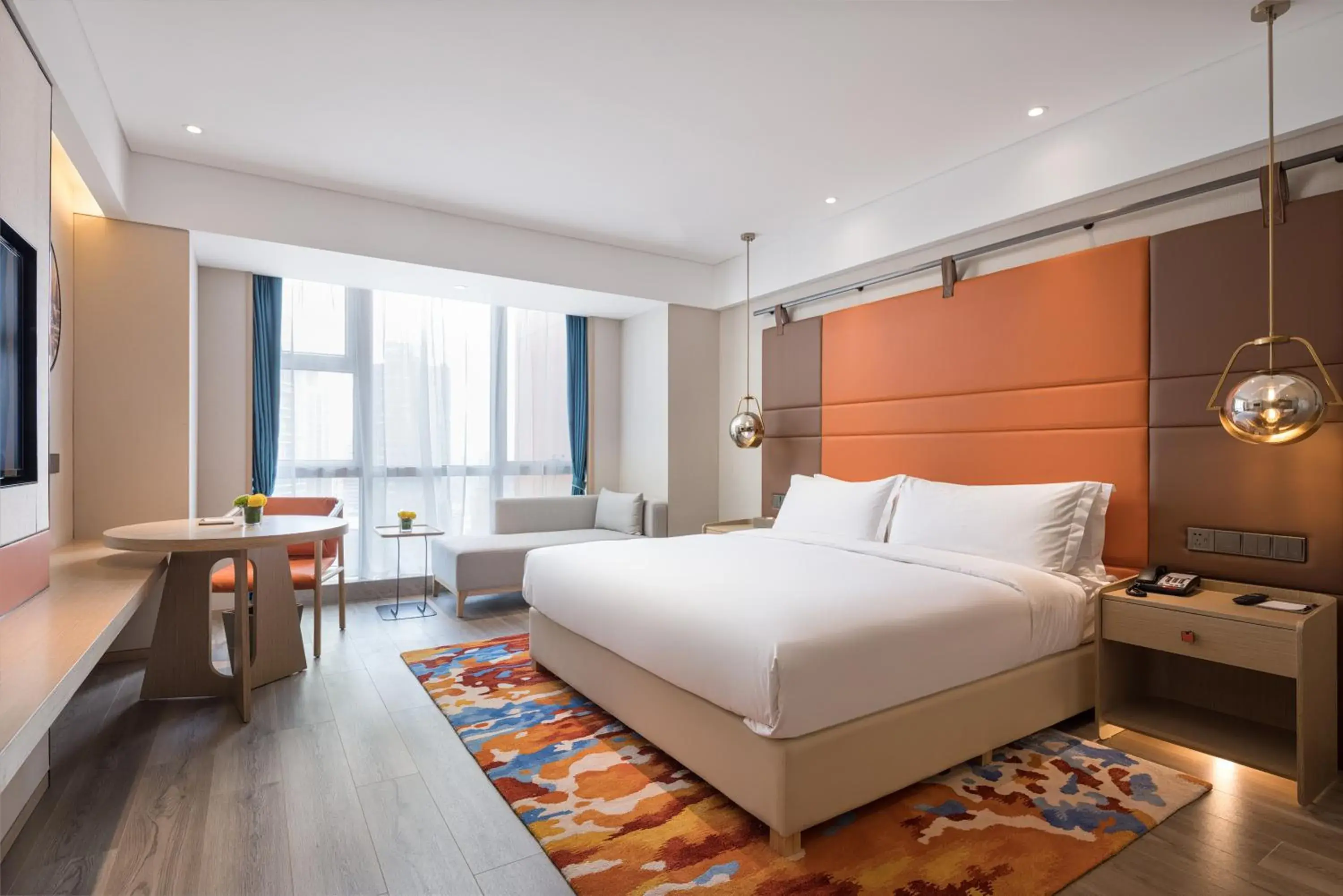 Seating area, Bed in Glenview ITC Plaza Chongqing Seating area, Bed in Glenview ITC Plaza Chongqing