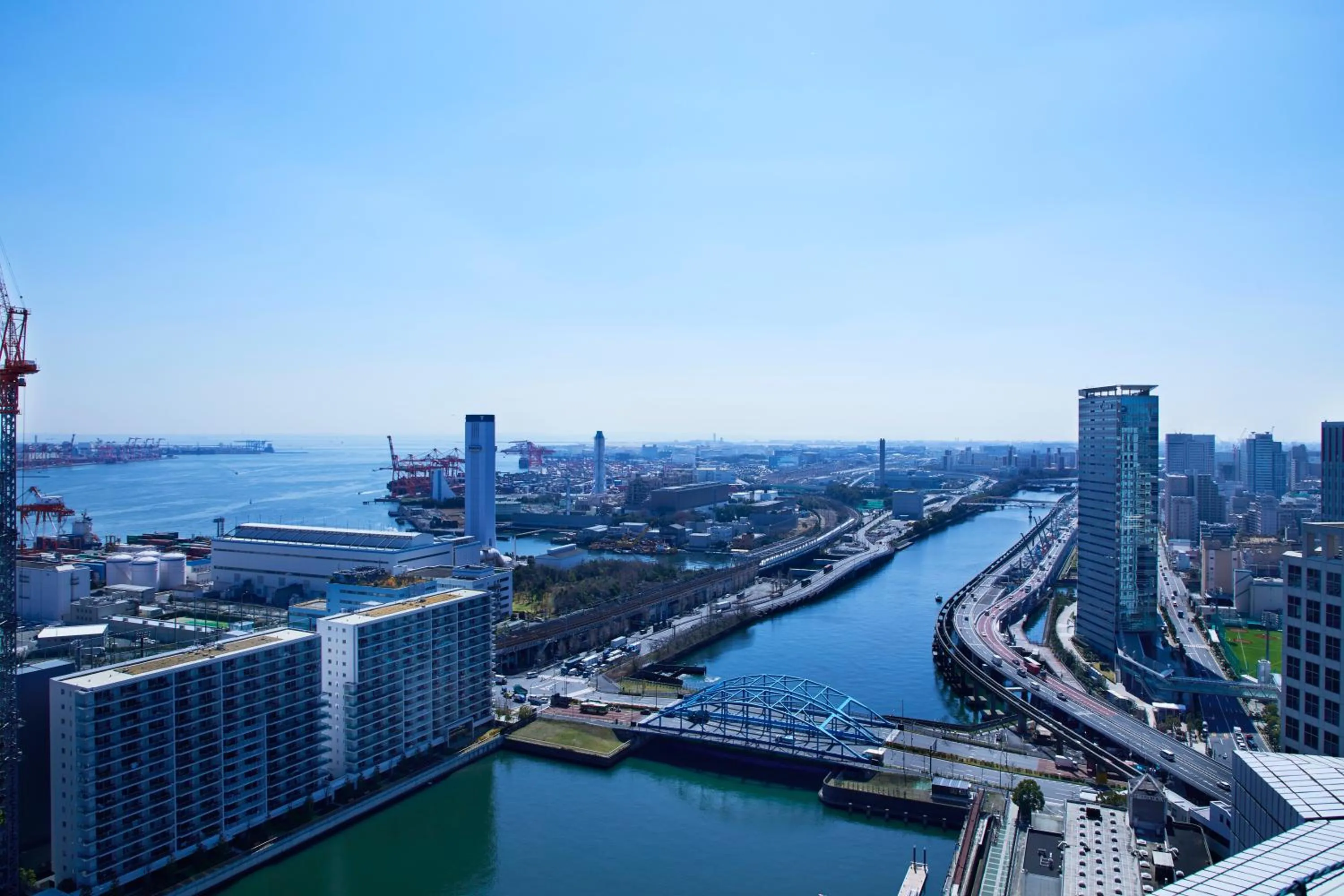 Sea view in Dai-ichi Hotel Tokyo Seafort