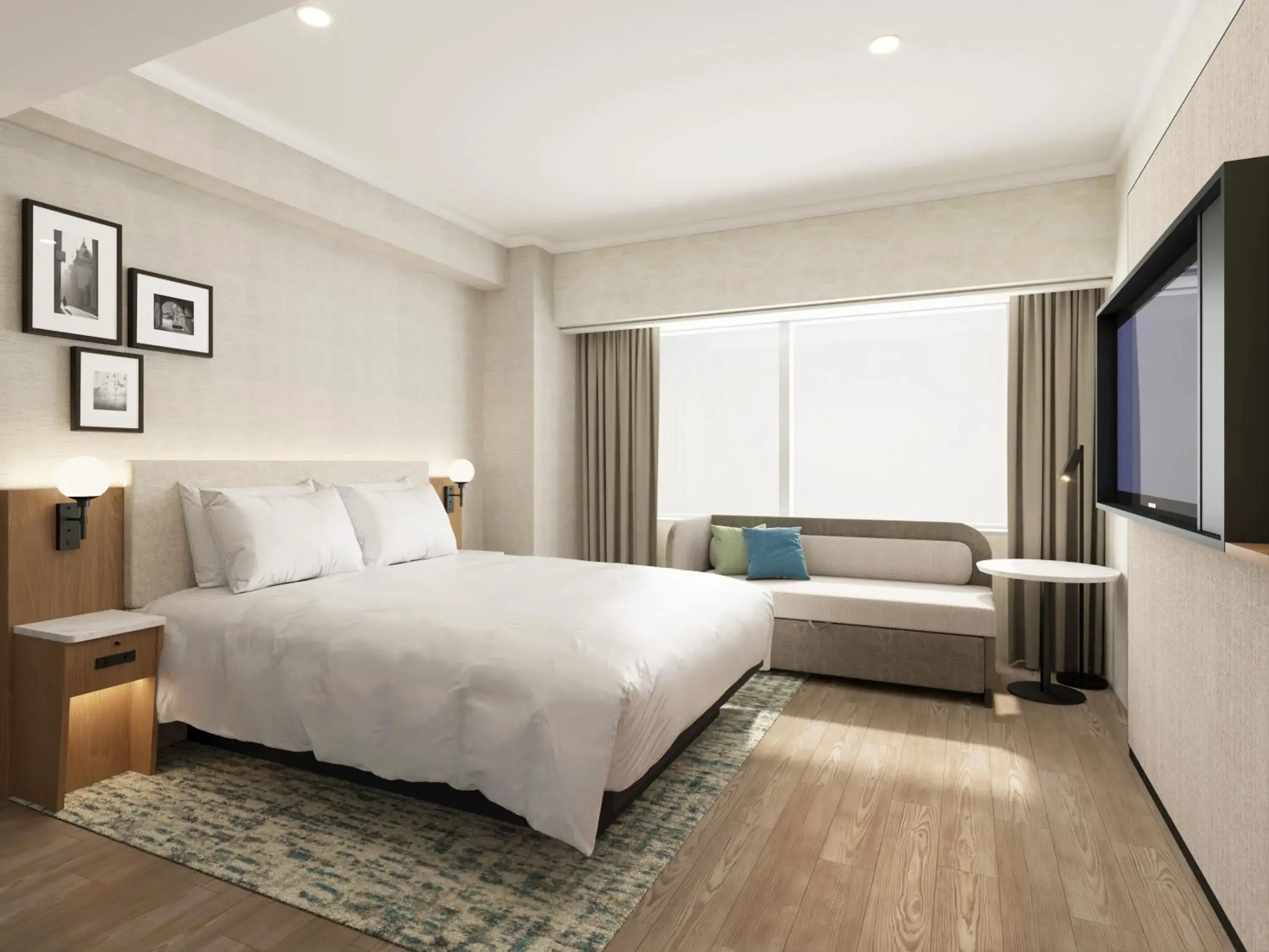 Bed in ANA Holiday Inn Tokyo Bay by IHG Bed in ANA Holiday Inn Tokyo Bay by IHG