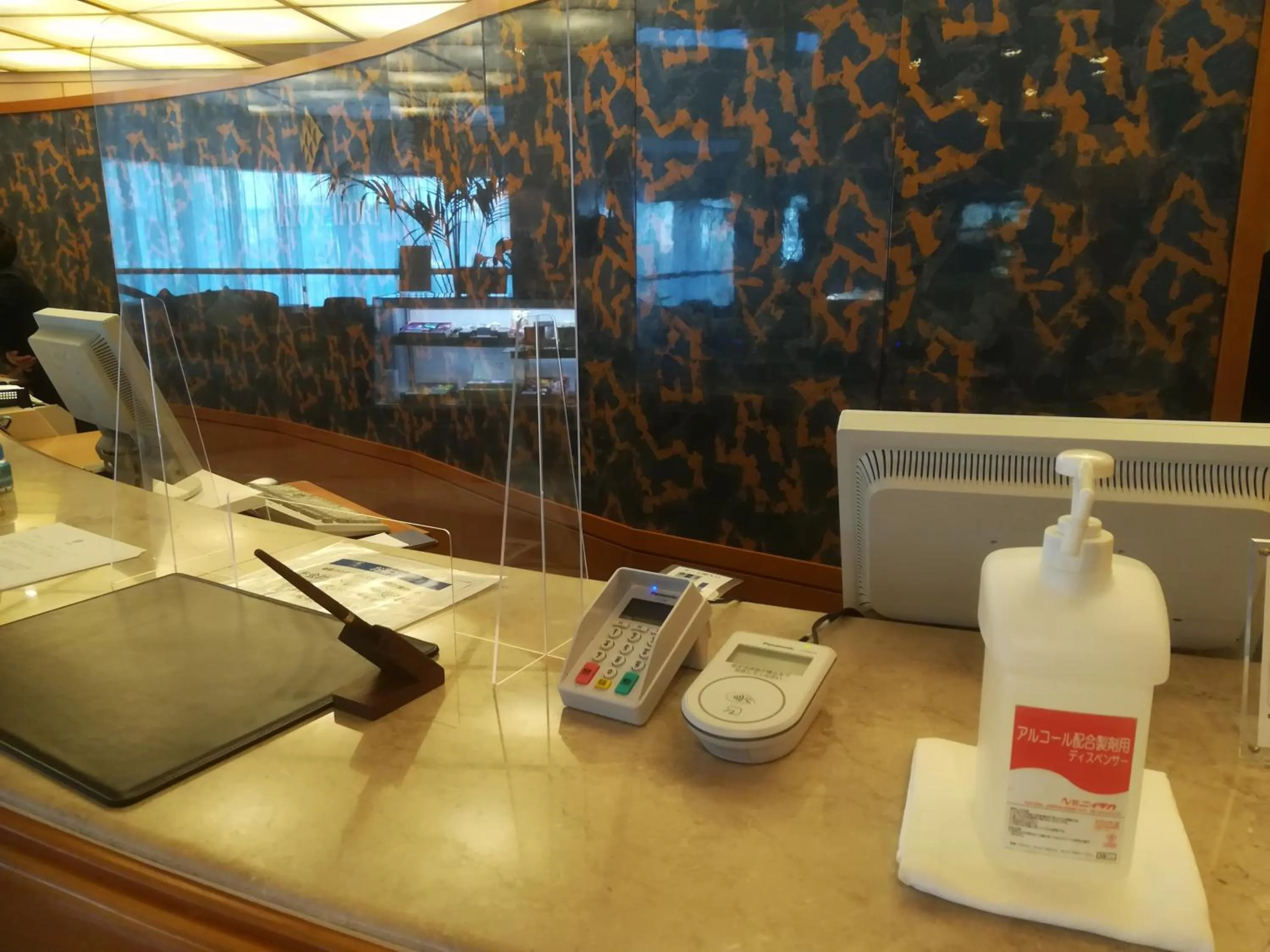 Lobby or reception in Dai-ichi Hotel Tokyo Seafort