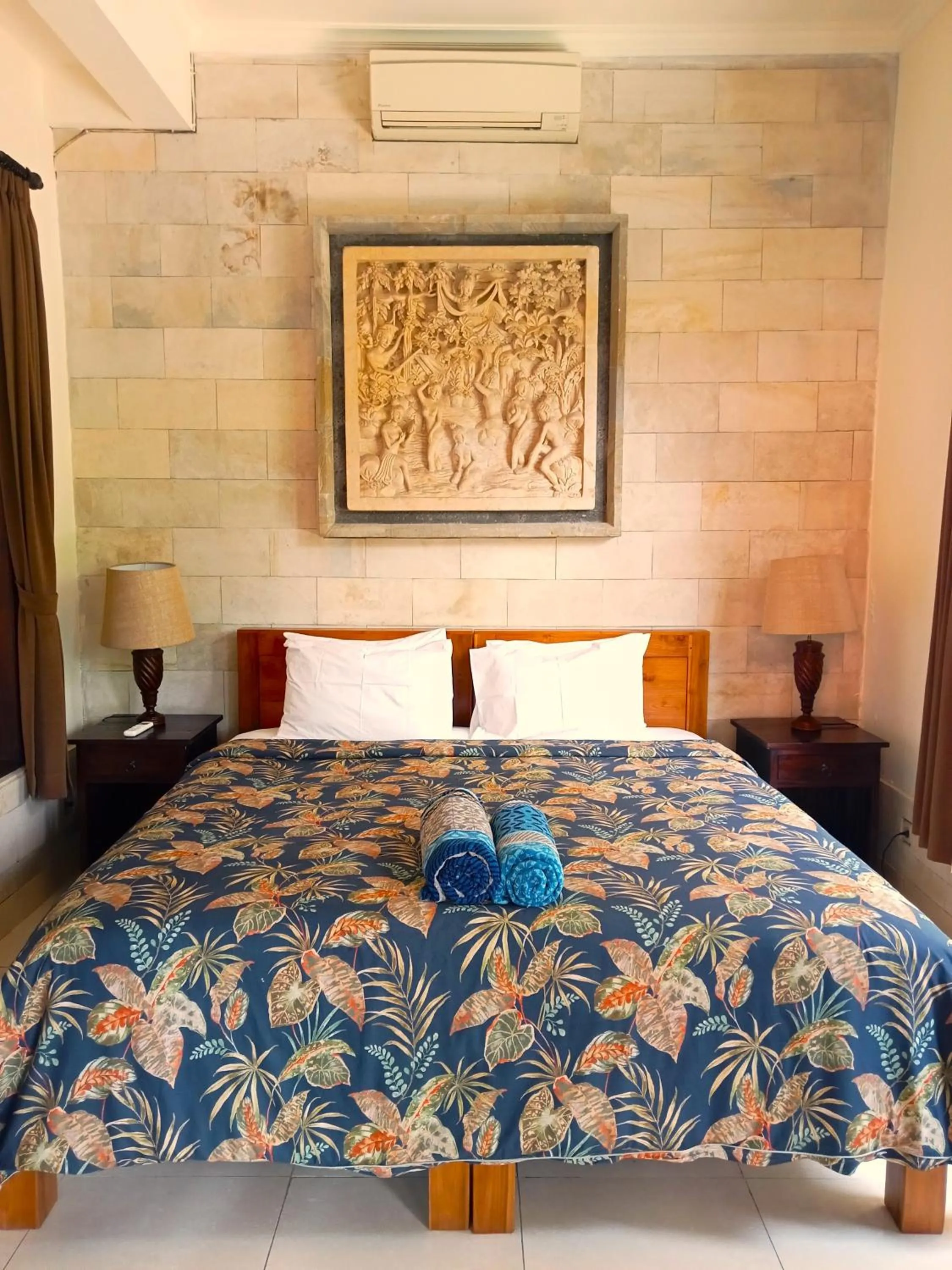 Bed in Lily Lane Villas