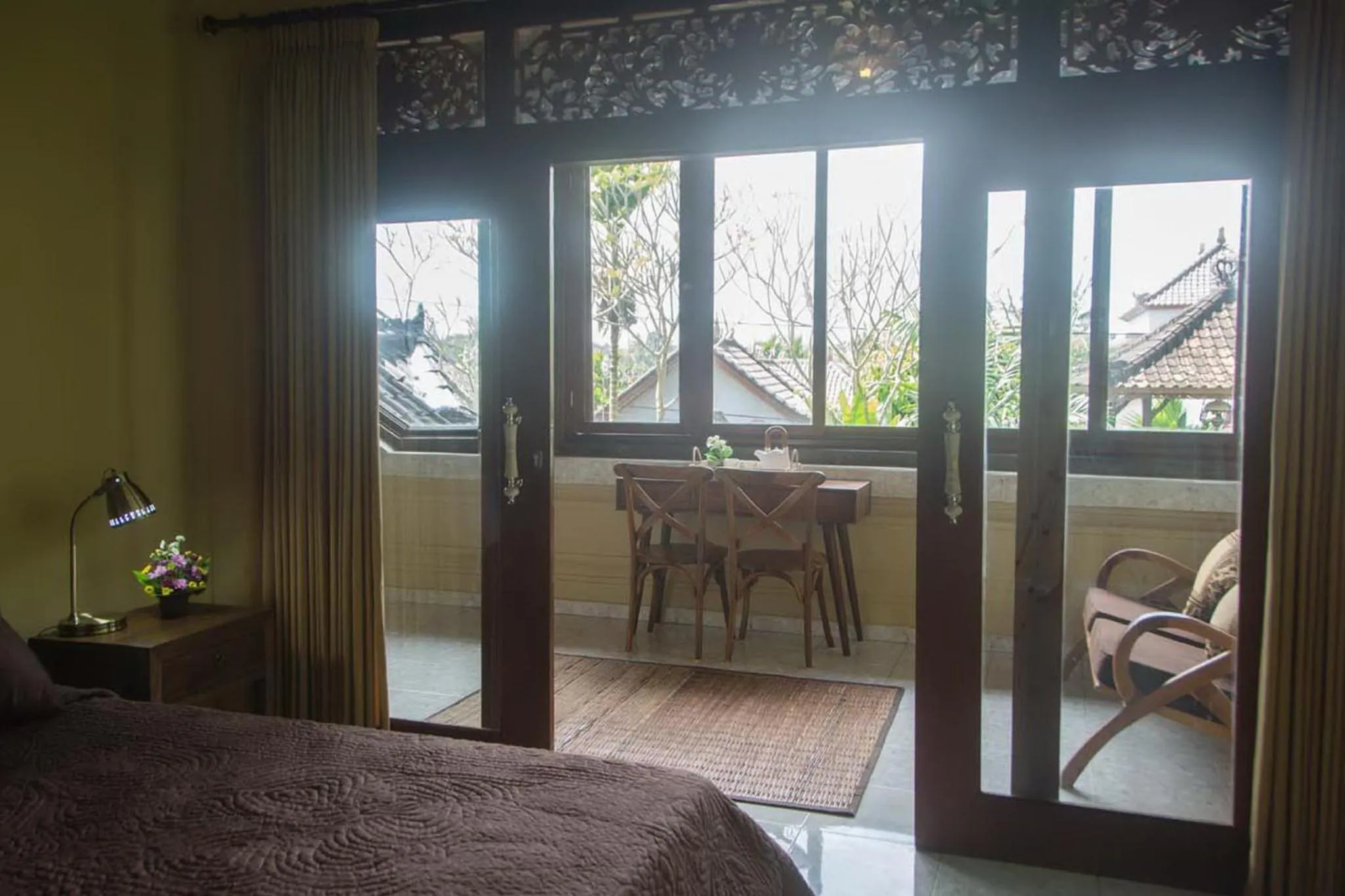 Balcony/Terrace, Bed in Lily Lane Villas