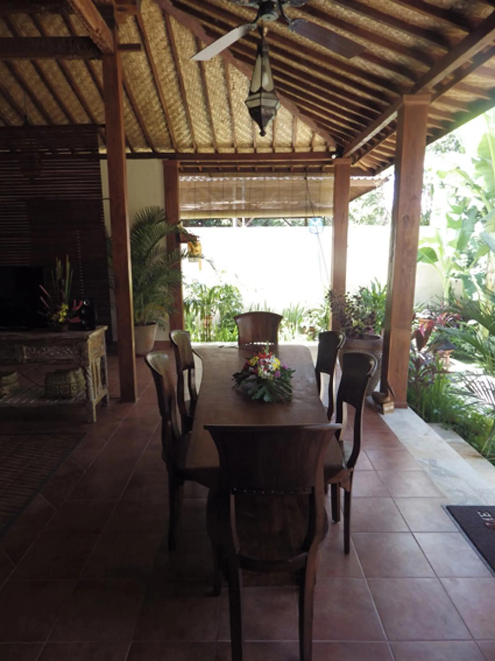 Dining area in Lily Lane Villas