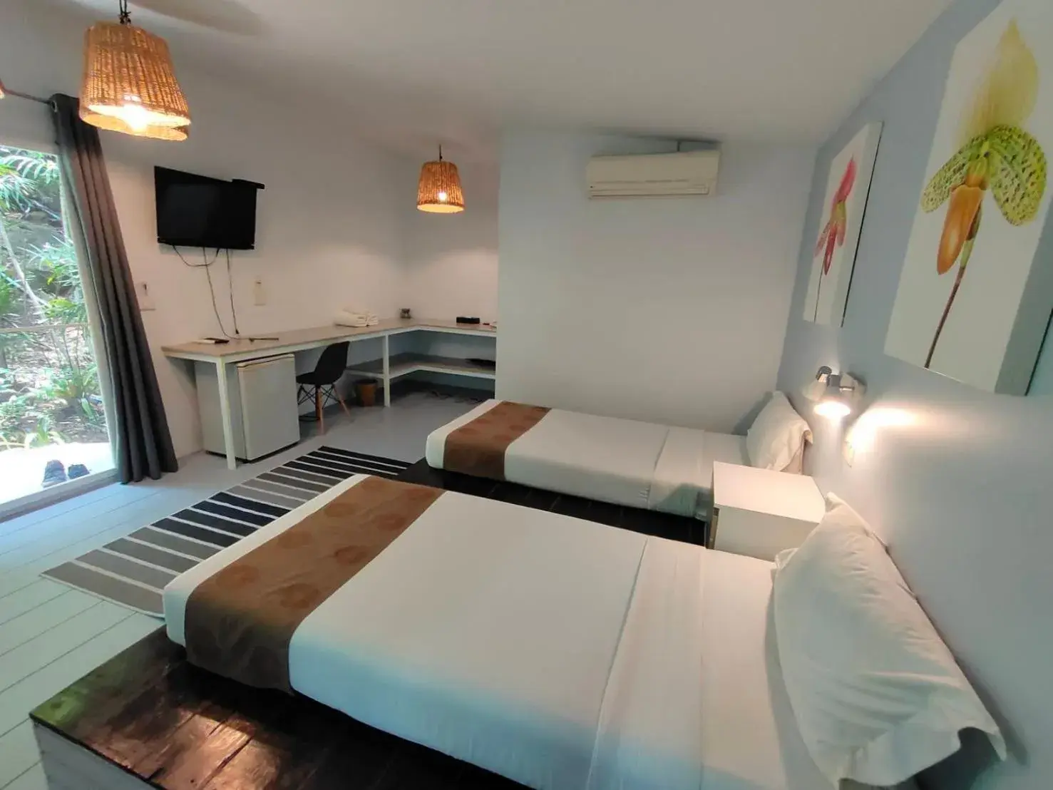 Bed in Rain Forest Resort Bed in Rain Forest Resort