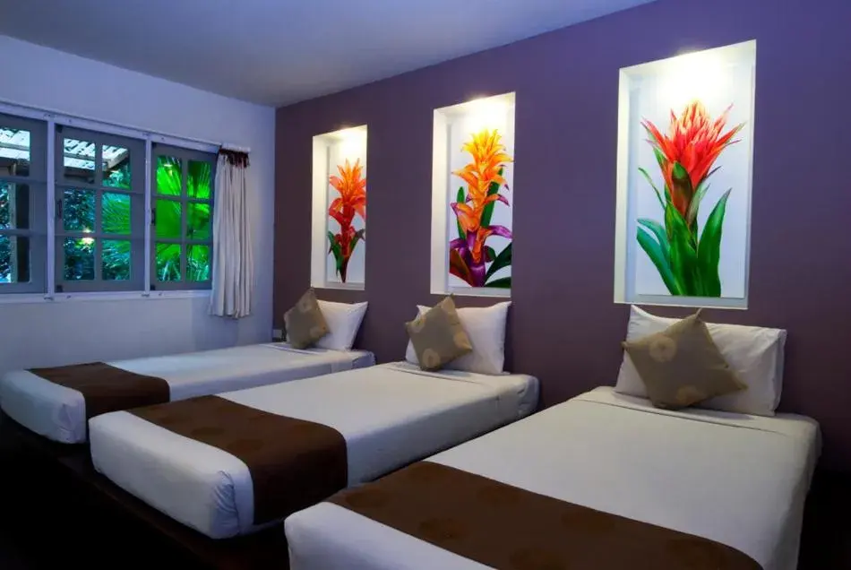 Bed in Rain Forest Resort Bed in Rain Forest Resort