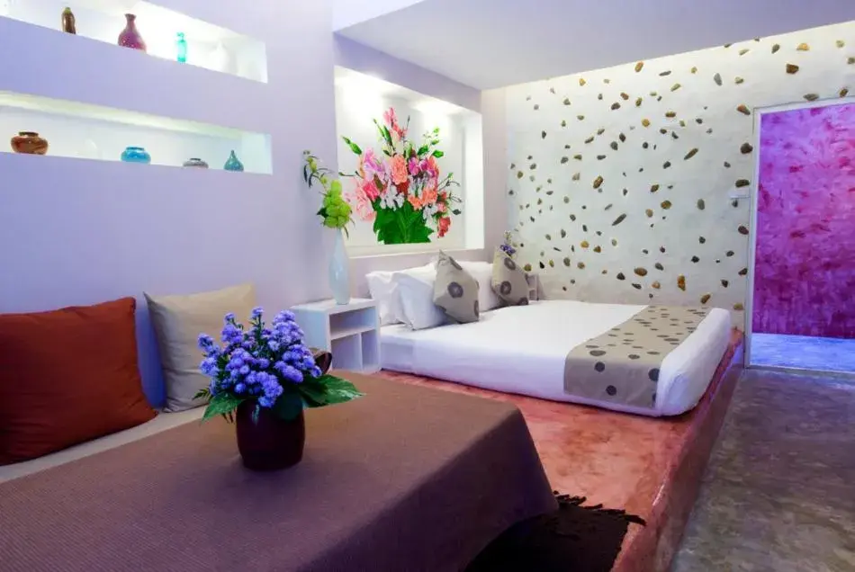 Bed in Rain Forest Resort Bed in Rain Forest Resort