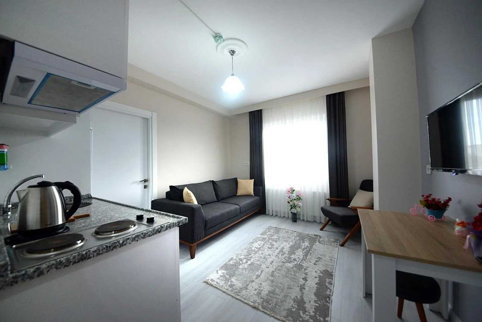 Kitchen or kitchenette in city59 Suit Otel