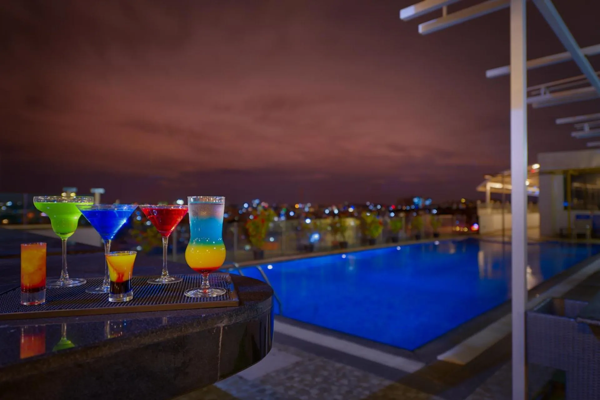 Swimming pool in Davanam Sarovar Portico Suites